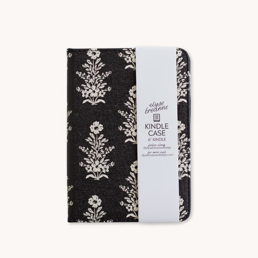 Midnight Damask Kindle Case: 12th Gen/Colorsoft