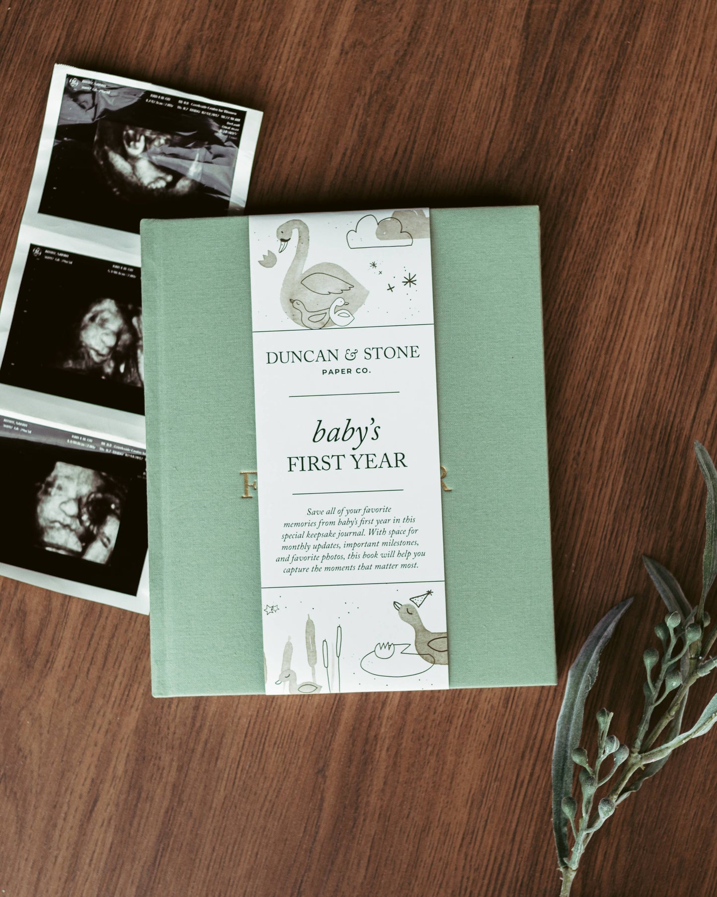 Baby's First Year Memory Book & Photo Album | Mother's Day: Cream