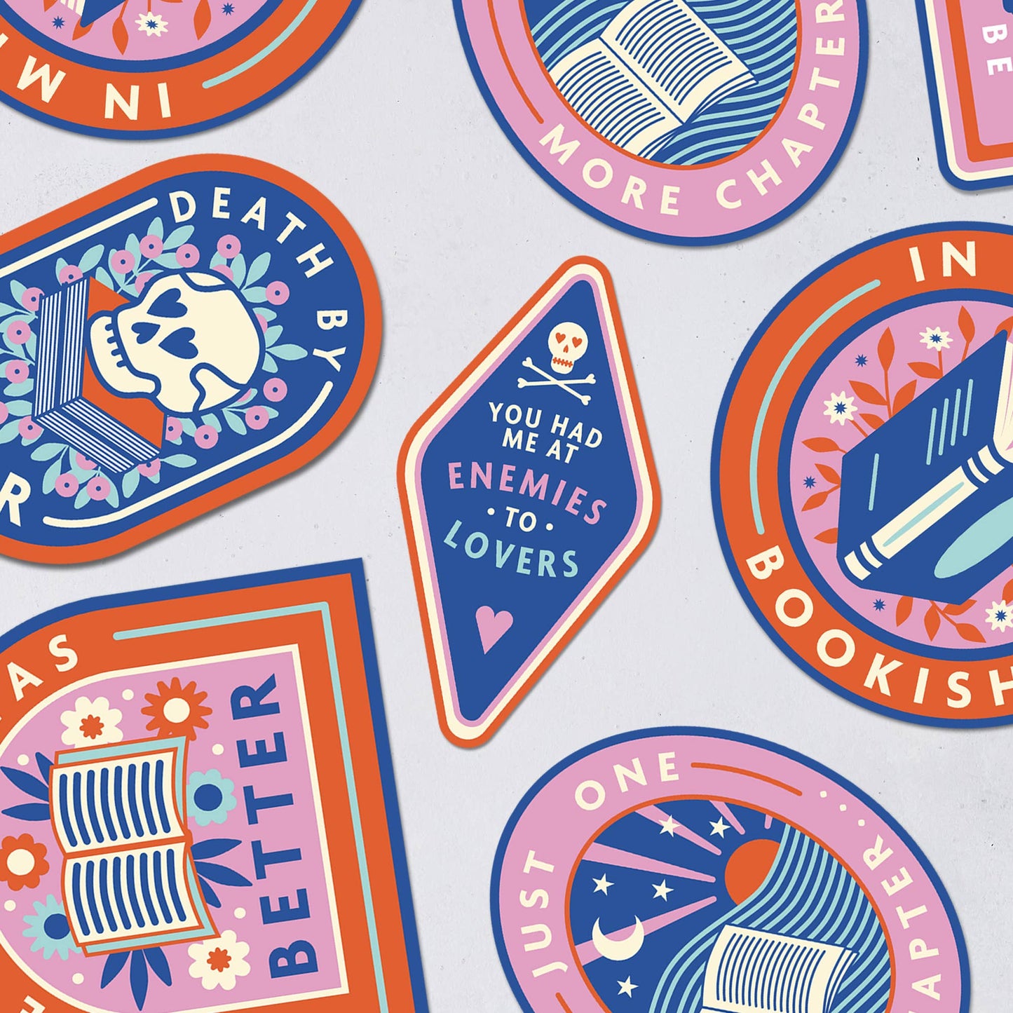 Bookish Sticker Collection - Enemies to Lovers
