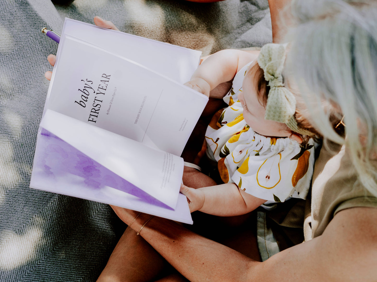 Baby's First Year Memory Book & Photo Album | Mother's Day: Cream