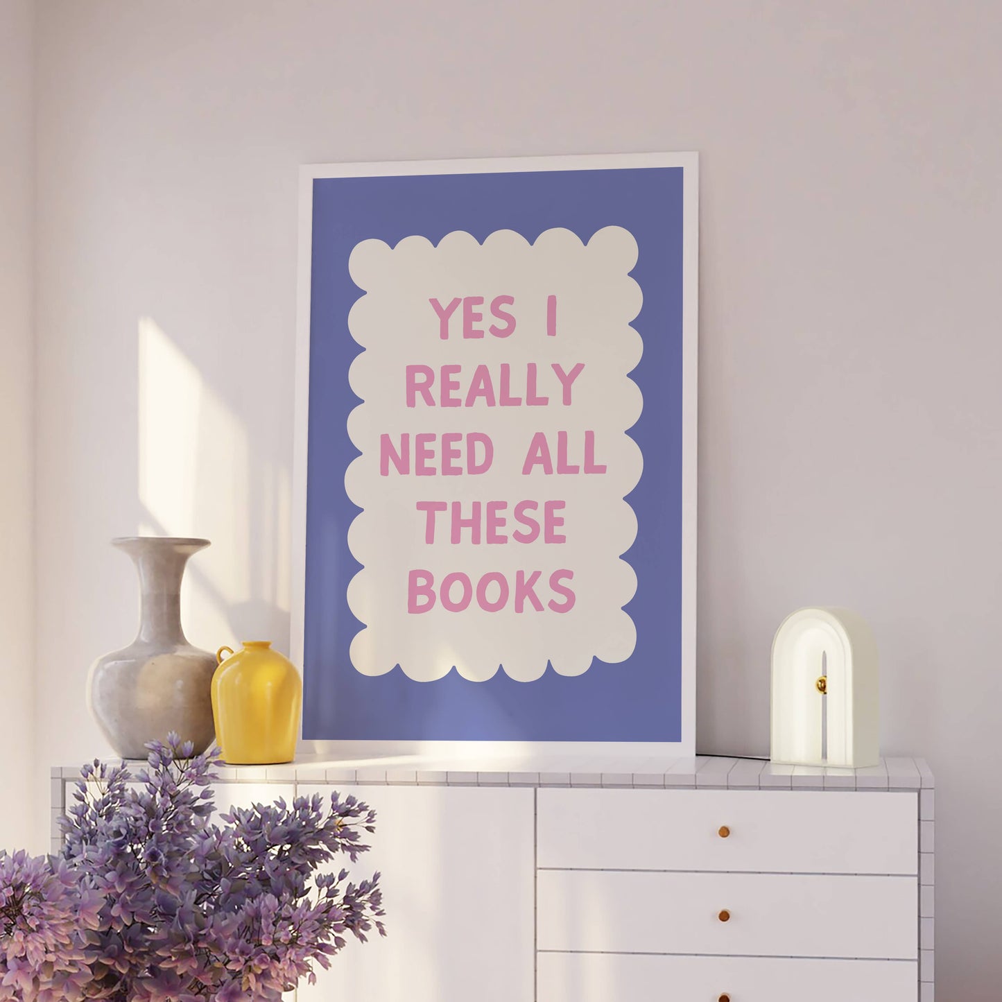 Need All These Books Blue Print: 9x12
