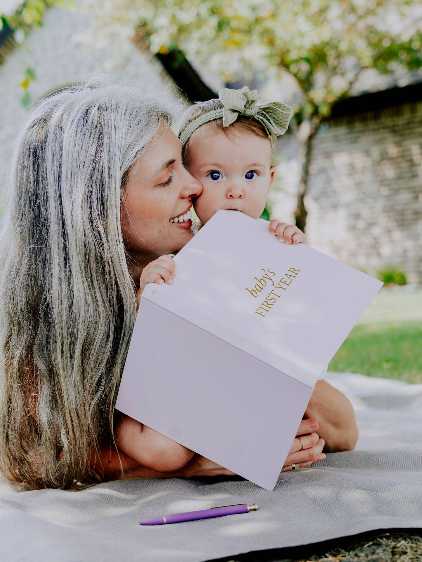 Baby's First Year Memory Book & Photo Album | Mother's Day: Cream