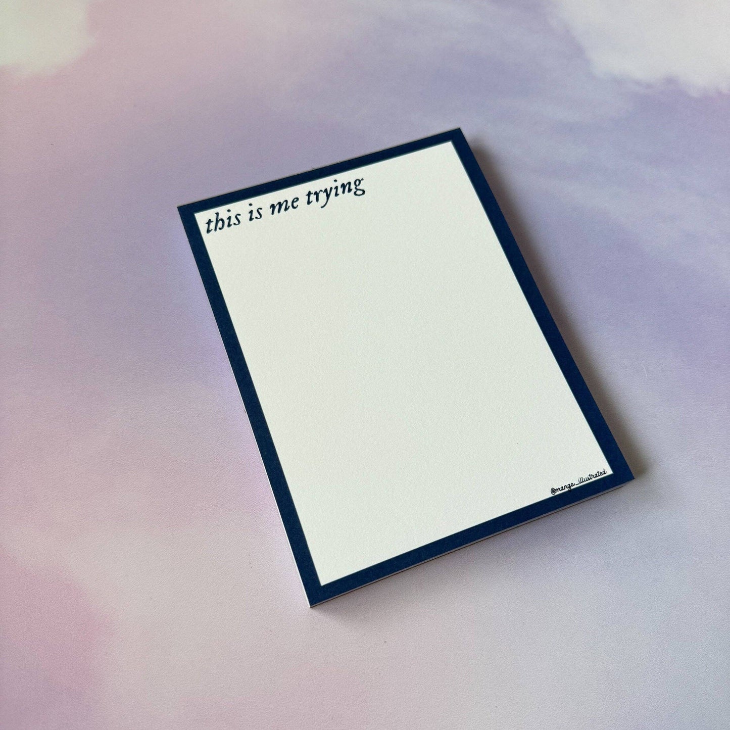 This is me trying notepad