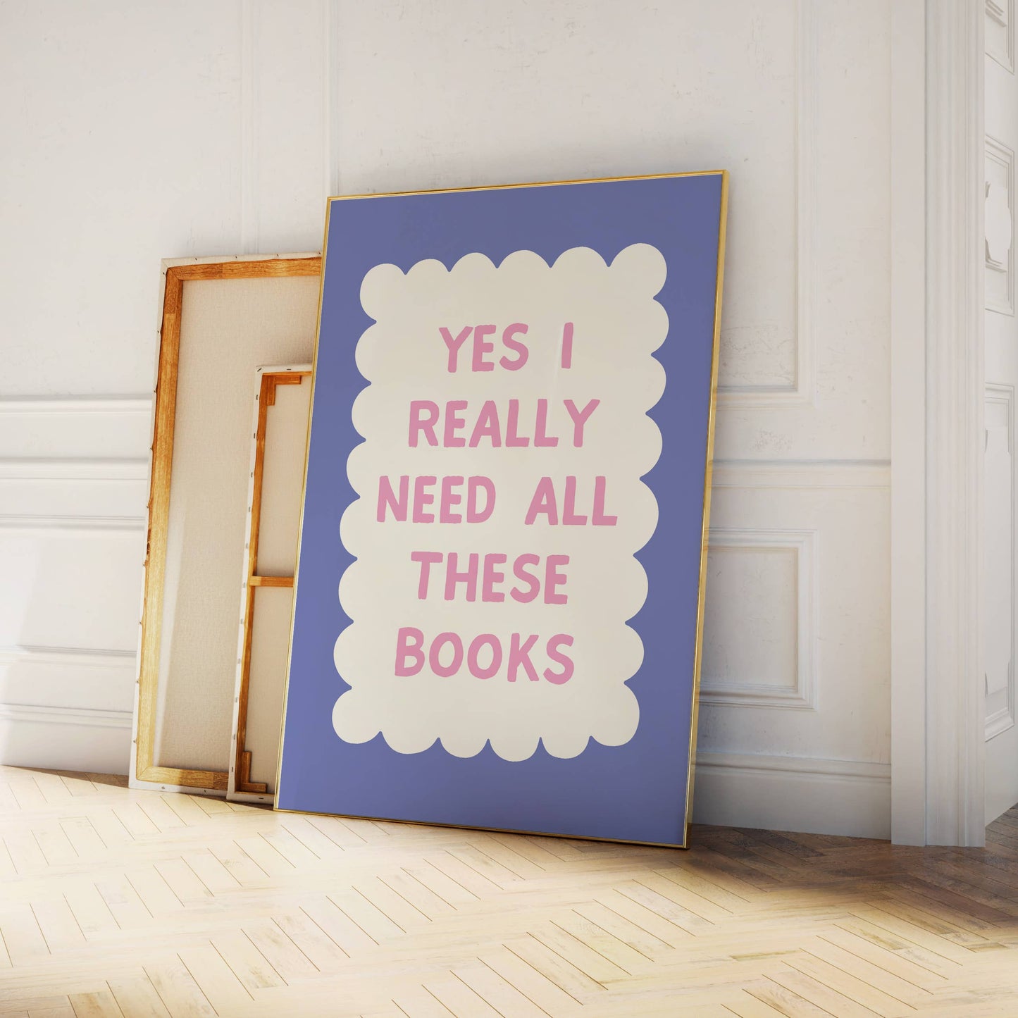 Need All These Books Blue Print: 9x12