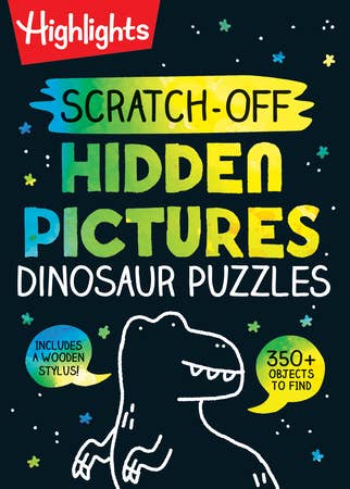 Dinosaur Hidden Pictures Scratch-Off