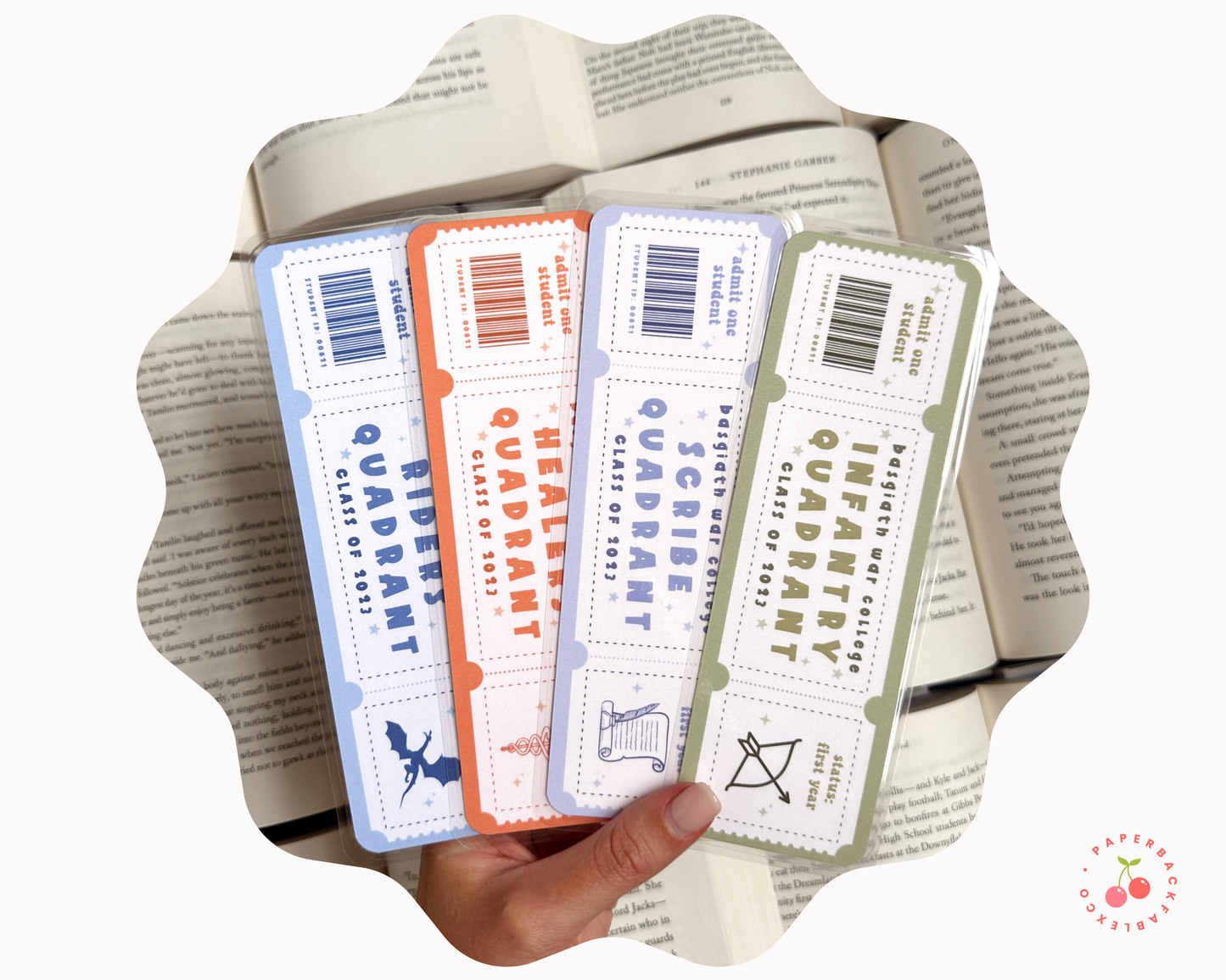 Fourth Wing Collection Bookmarks: Infantry