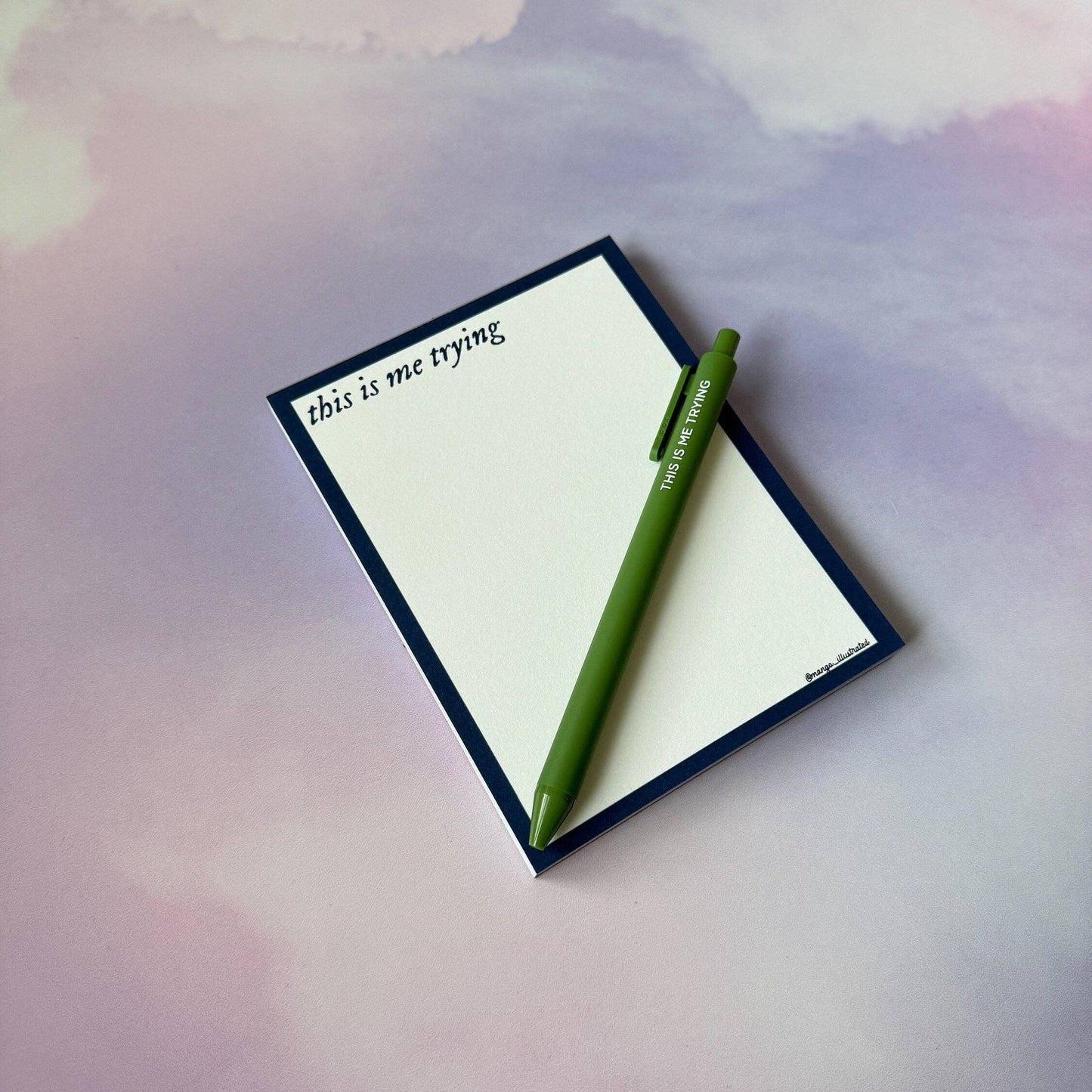 This is me trying notepad