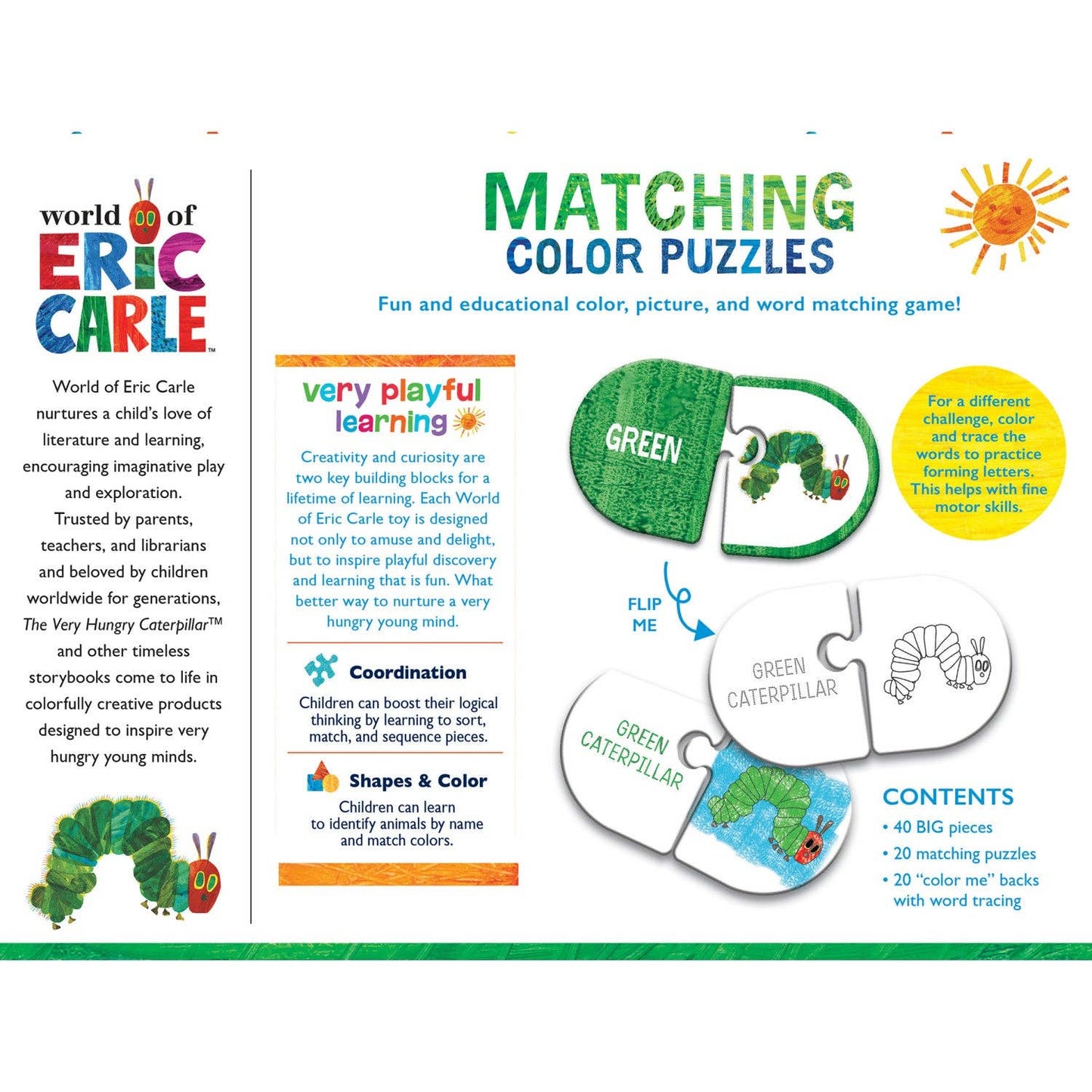 Eric Carle - Matching Color Puzzles