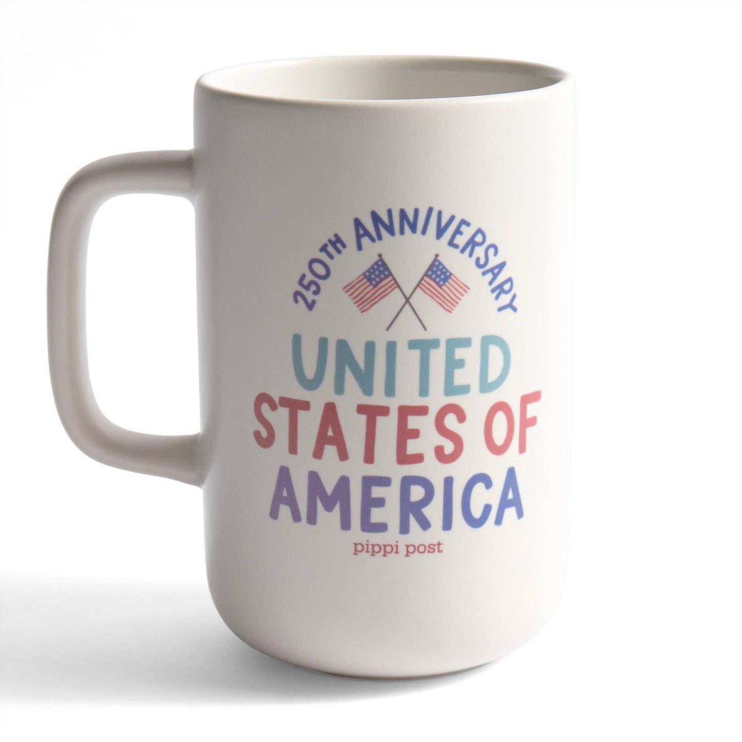 United States of America 250th Anniversary Tall Ceramic Mug