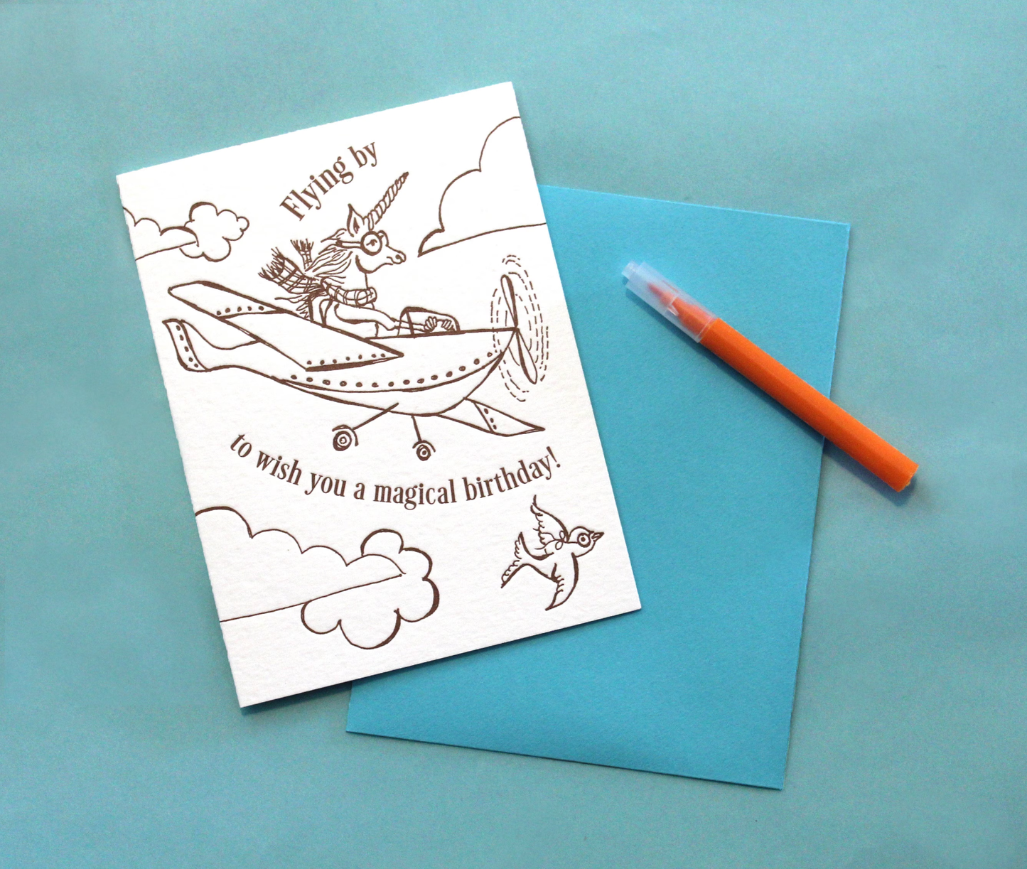 Kid's Coloring Card | Kit