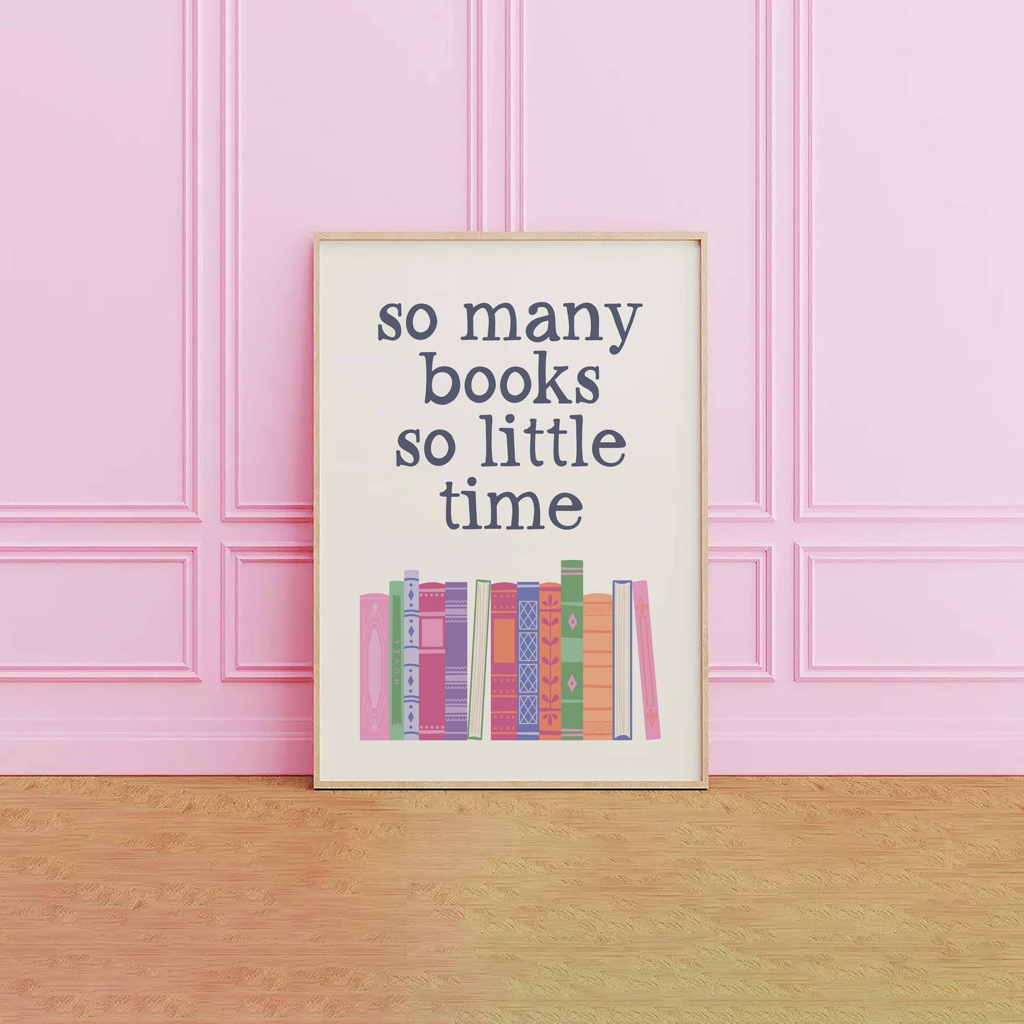 So Many Books Print: 9x12