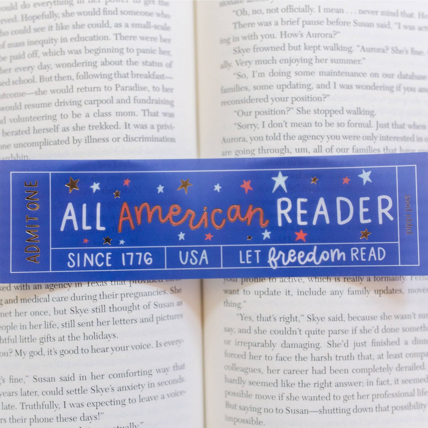 All American Reader Bookmark
