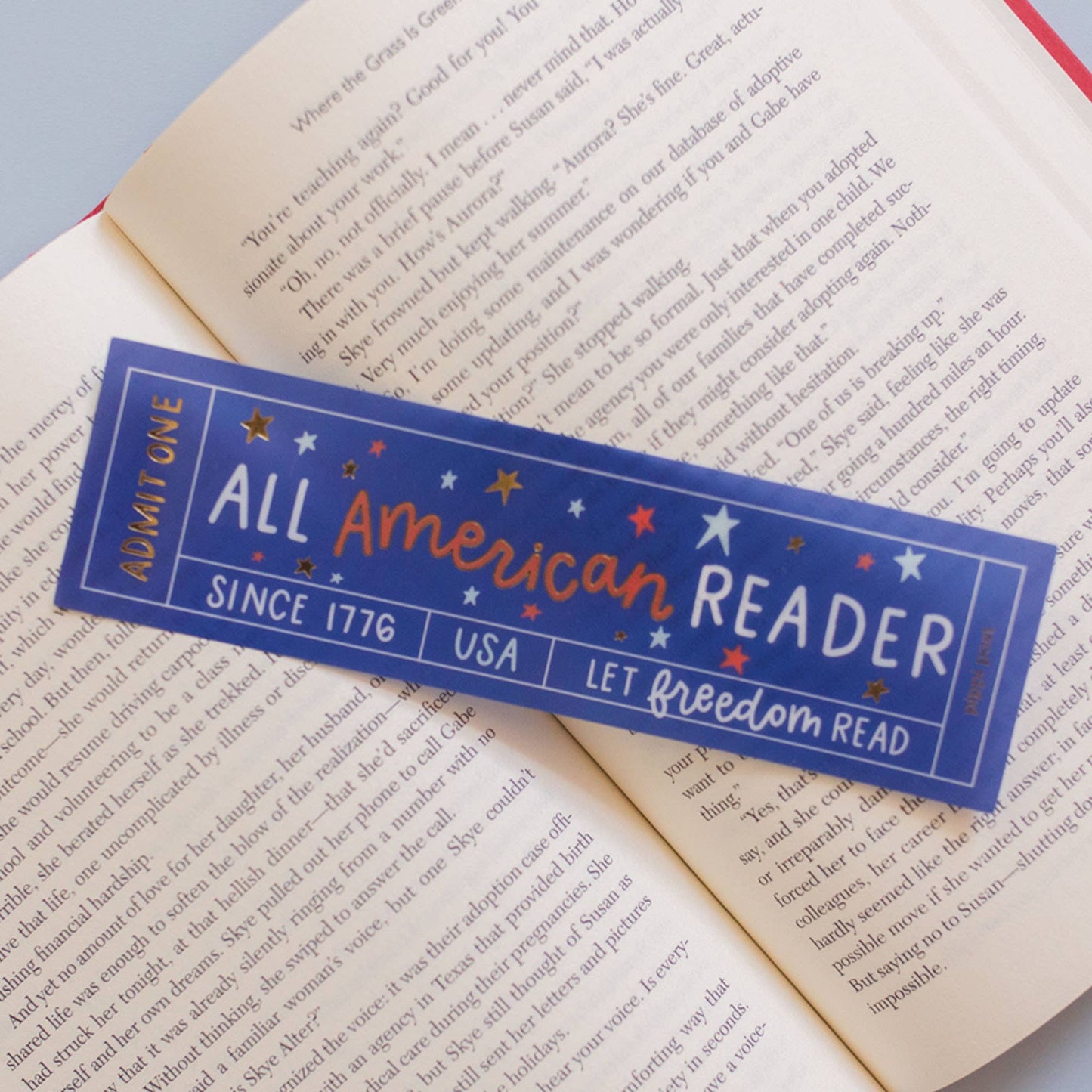 All American Reader Bookmark
