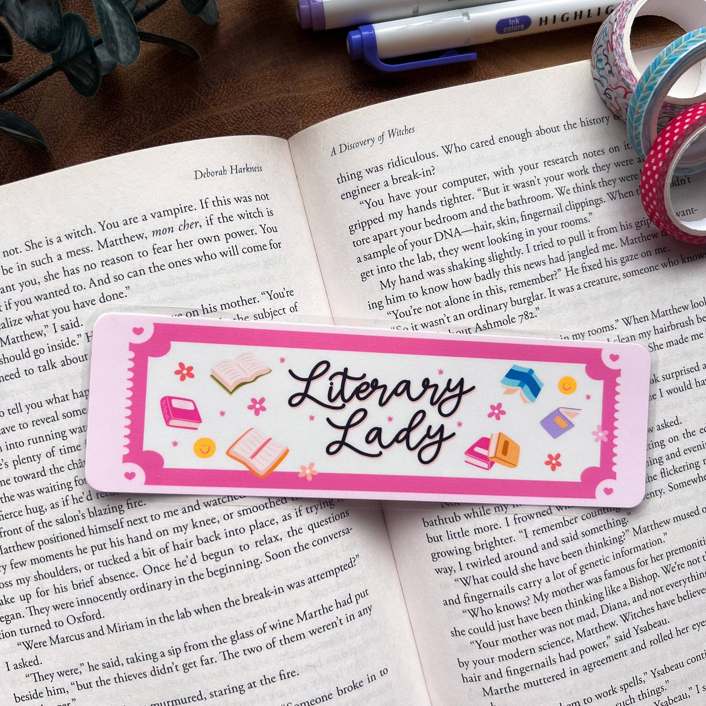 Bookish Trope Ticket Bookmarks: No Tassel / Anti Social