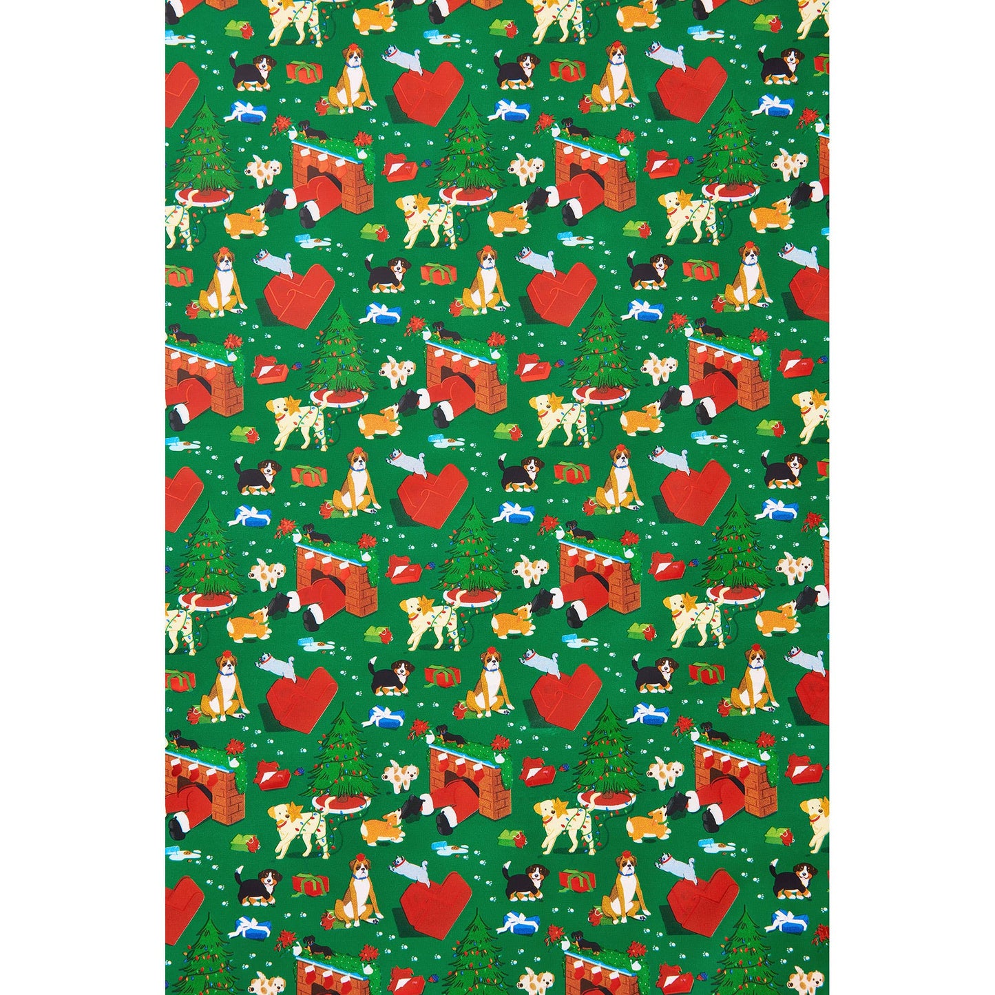 Howl-iday Havoc Christmas Stone Wrapping Paper