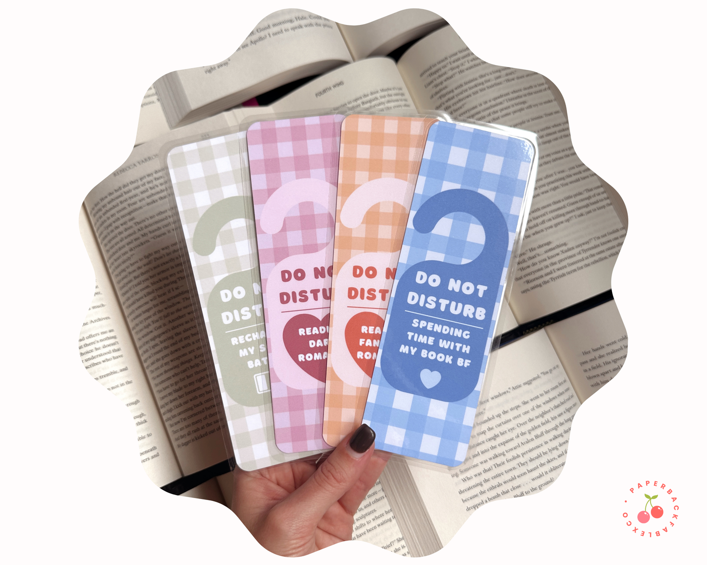 Do Not Disturb Collection Bookmarks: Blue