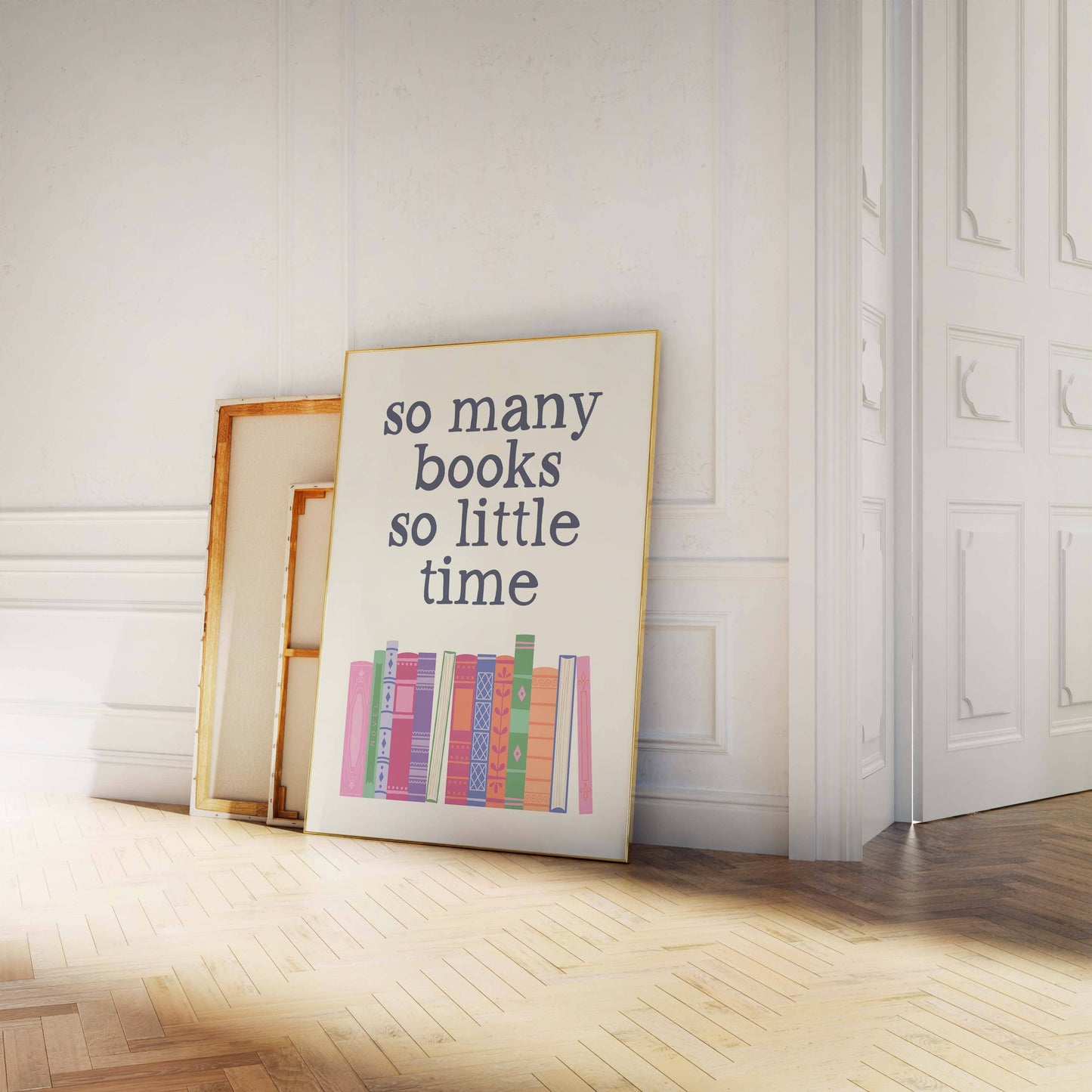 So Many Books Print: 9x12
