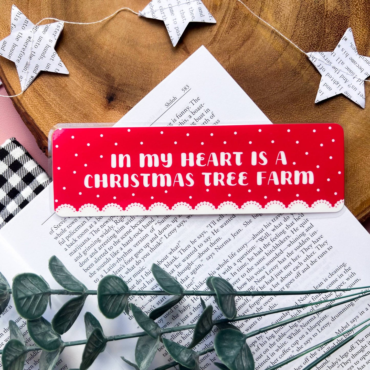 Christmas Farm Bookmarks: Tree Farm / No Tassel