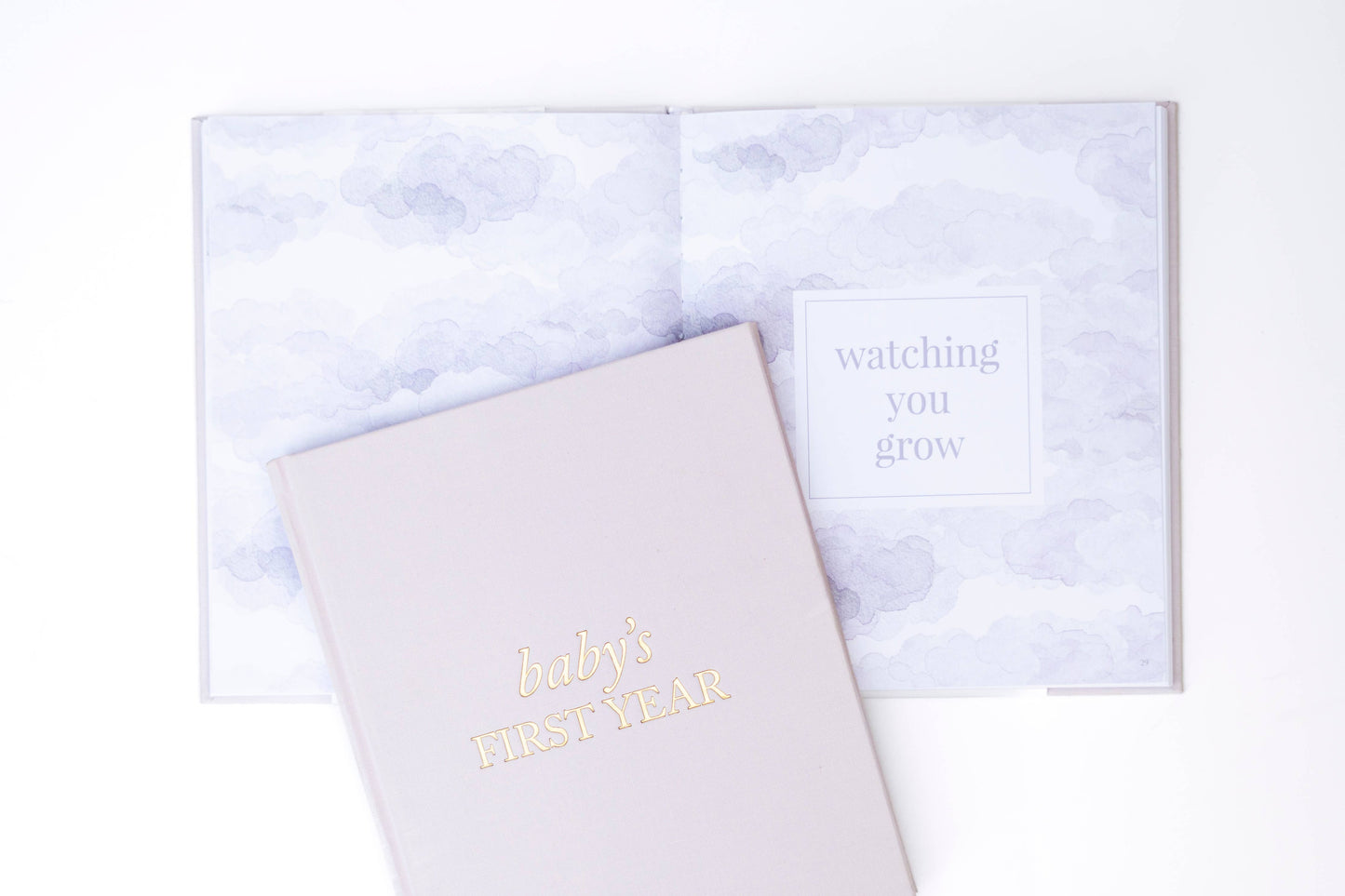 Baby's First Year Memory Book & Photo Album | Mother's Day: Cream