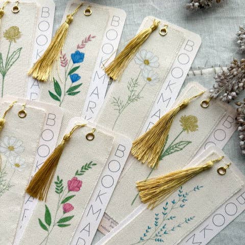 Canvas Bookmarks- Floral