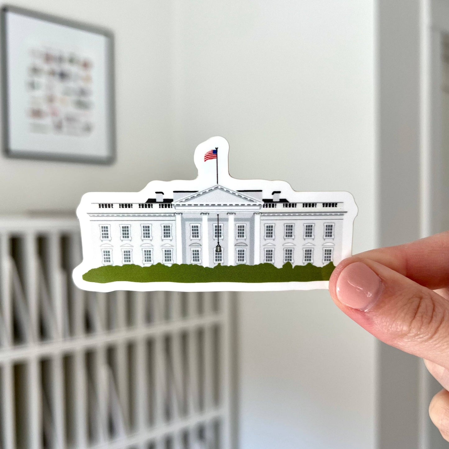 The White House sticker