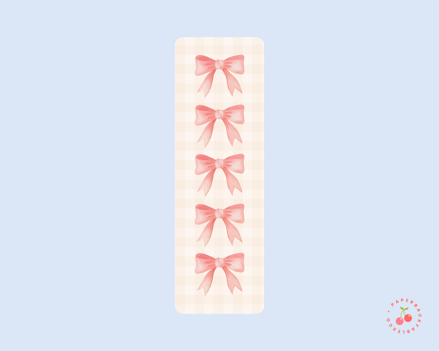 Bow Bookmarks: Blue