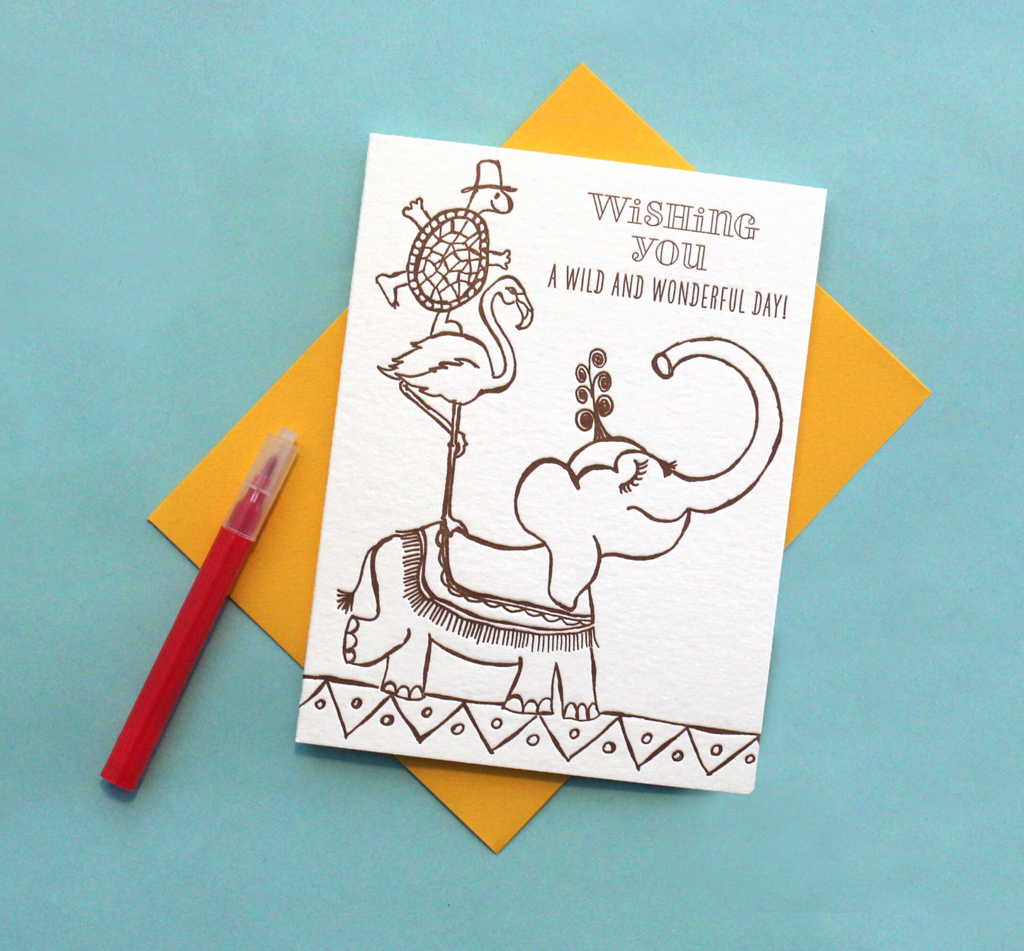 Kid's Coloring Card | Kit