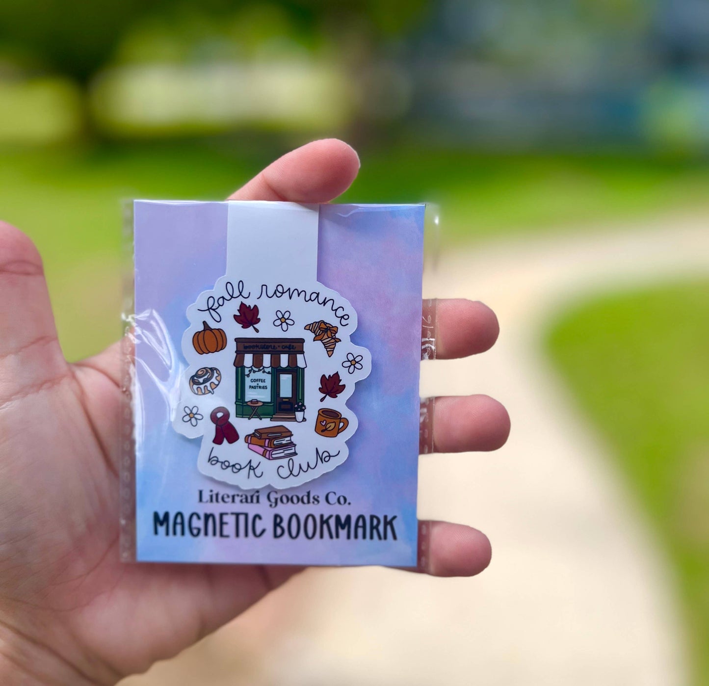 Magnetic Bookmark - Fall Romance Book Club