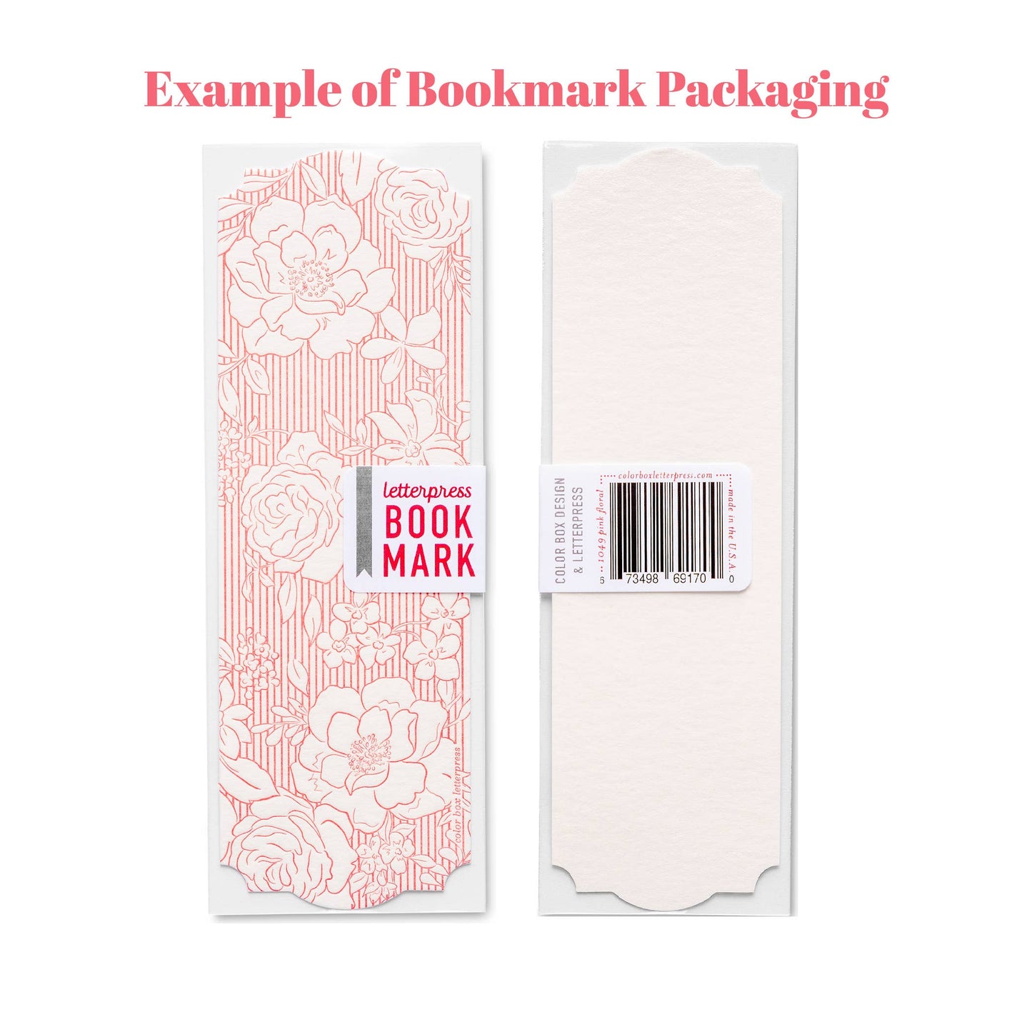 Bookmarks | Pink Floral