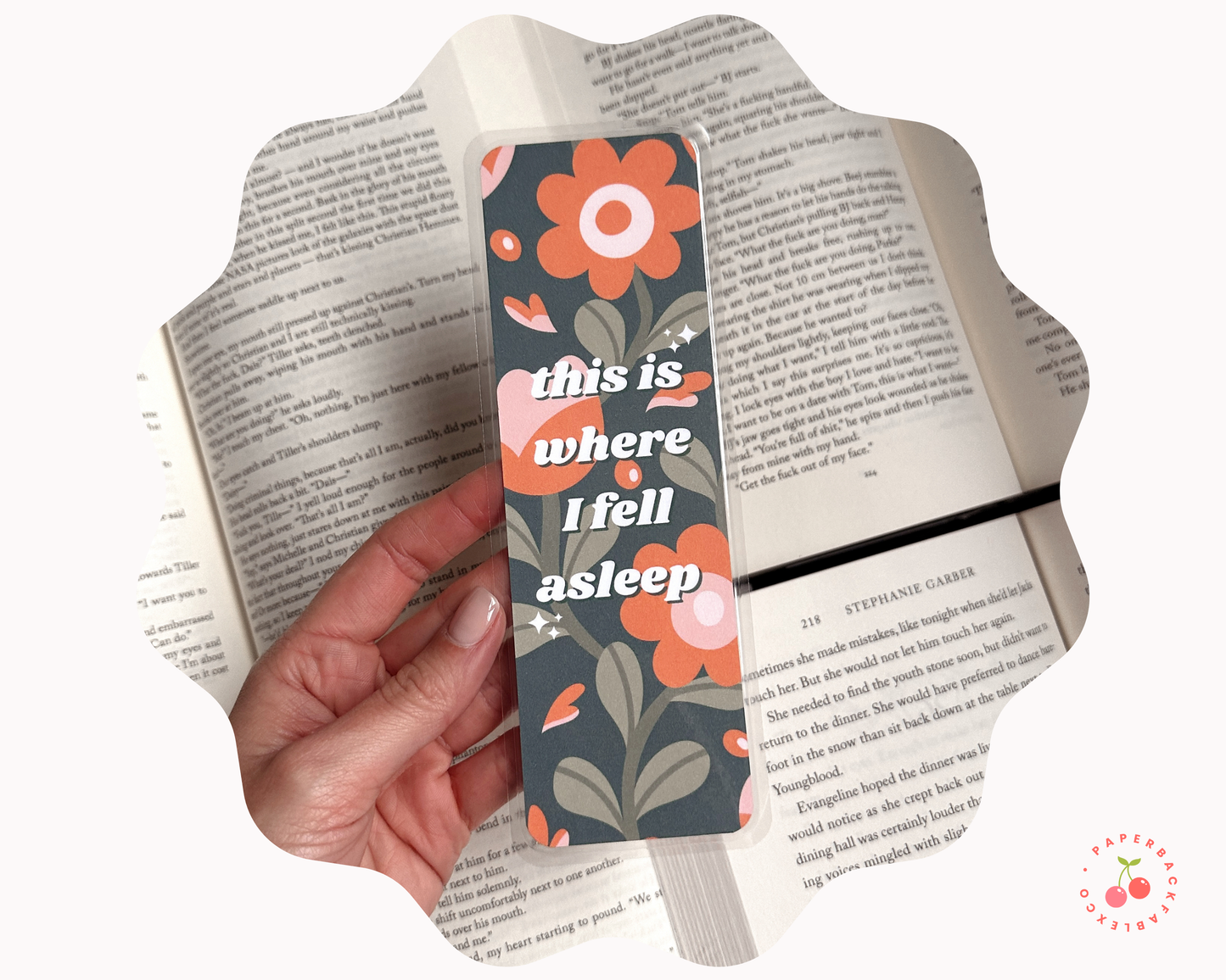 This Is Where I Fell Asleep Bookmark