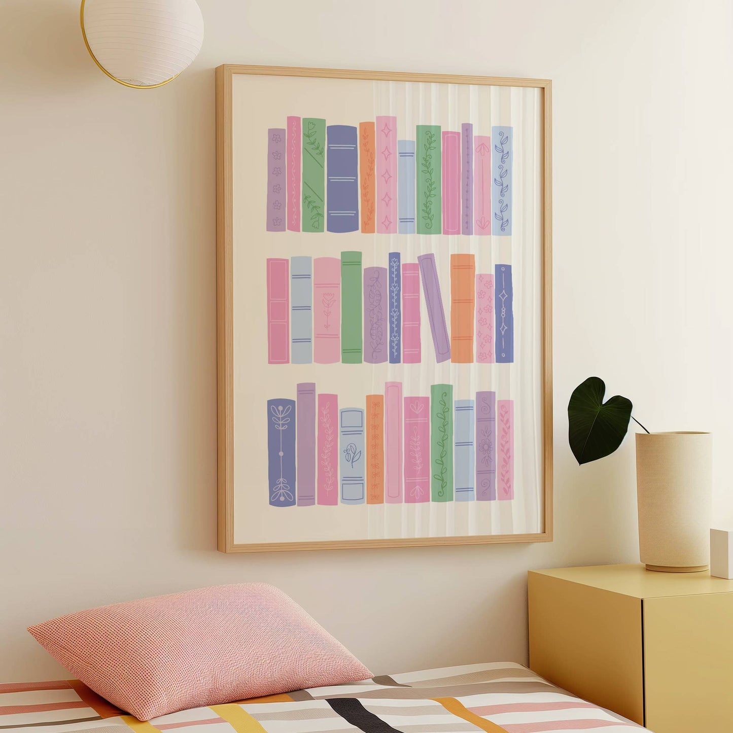 Handdrawn Books Print: 9x12