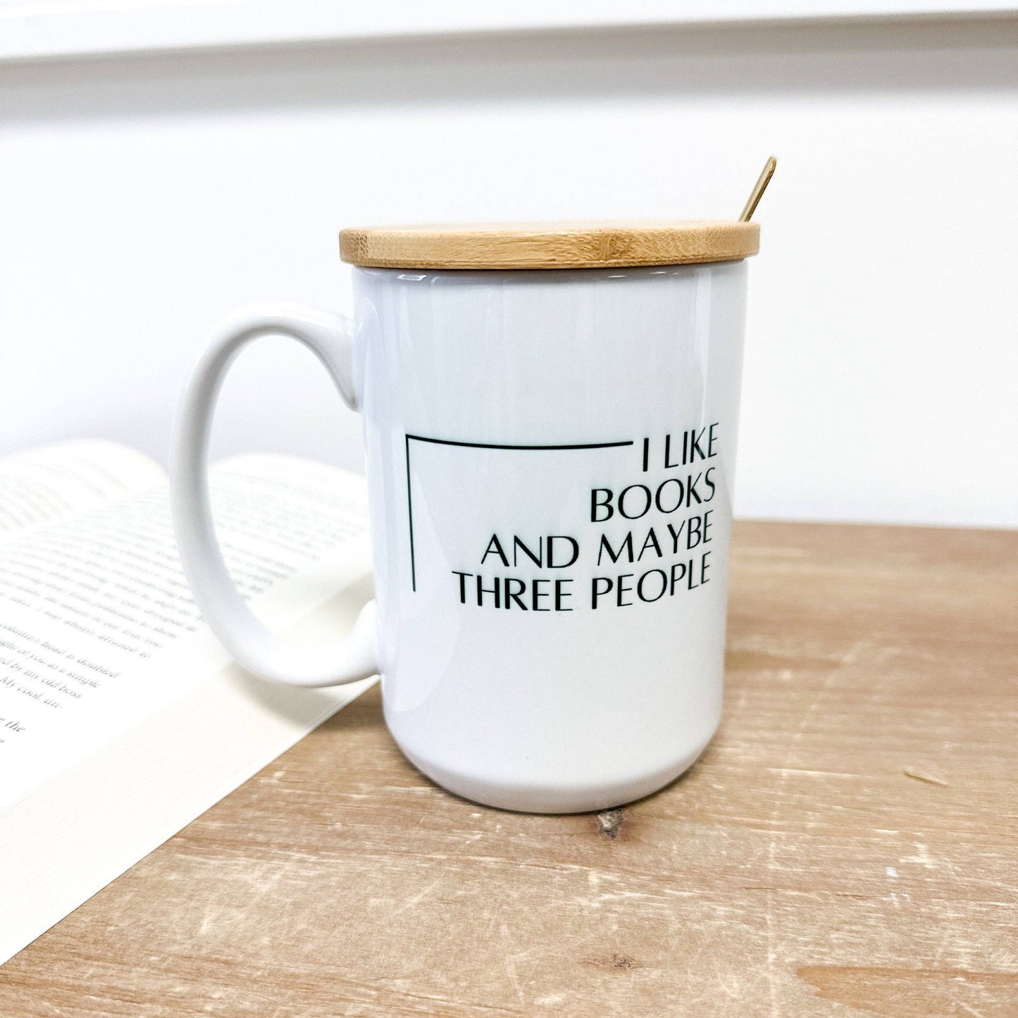 Funny Ceramic Coffee and Tea Mug, Book Related Gift