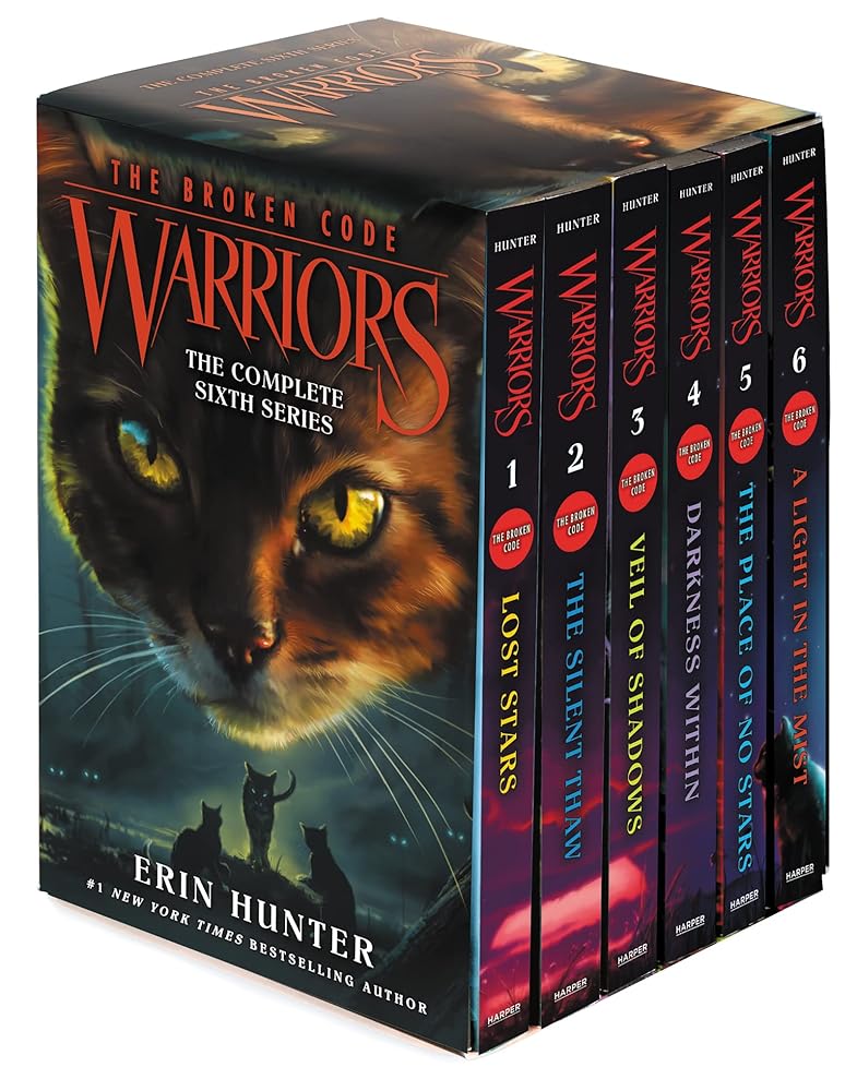 Warriors: The Broken Code Box Set: Volumes 1 to 6: A #1 Bestselling Series About Warrior Cat Clans Battling Darkness for Children (Ages 8-12) cover image