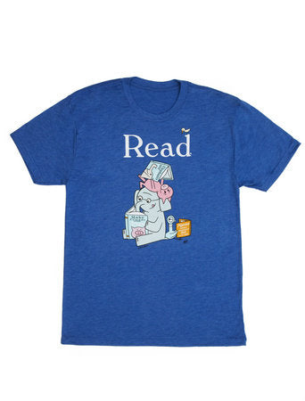 ELEPHANT & PIGGIE Read Unisex T-Shirt