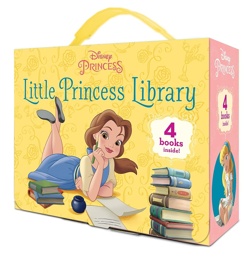 Little Princess Library (Disney Princess): Disney Cinderella; Disney The Little Mermaid; Disney Moana; Disney Beauty & the Beast cover image
