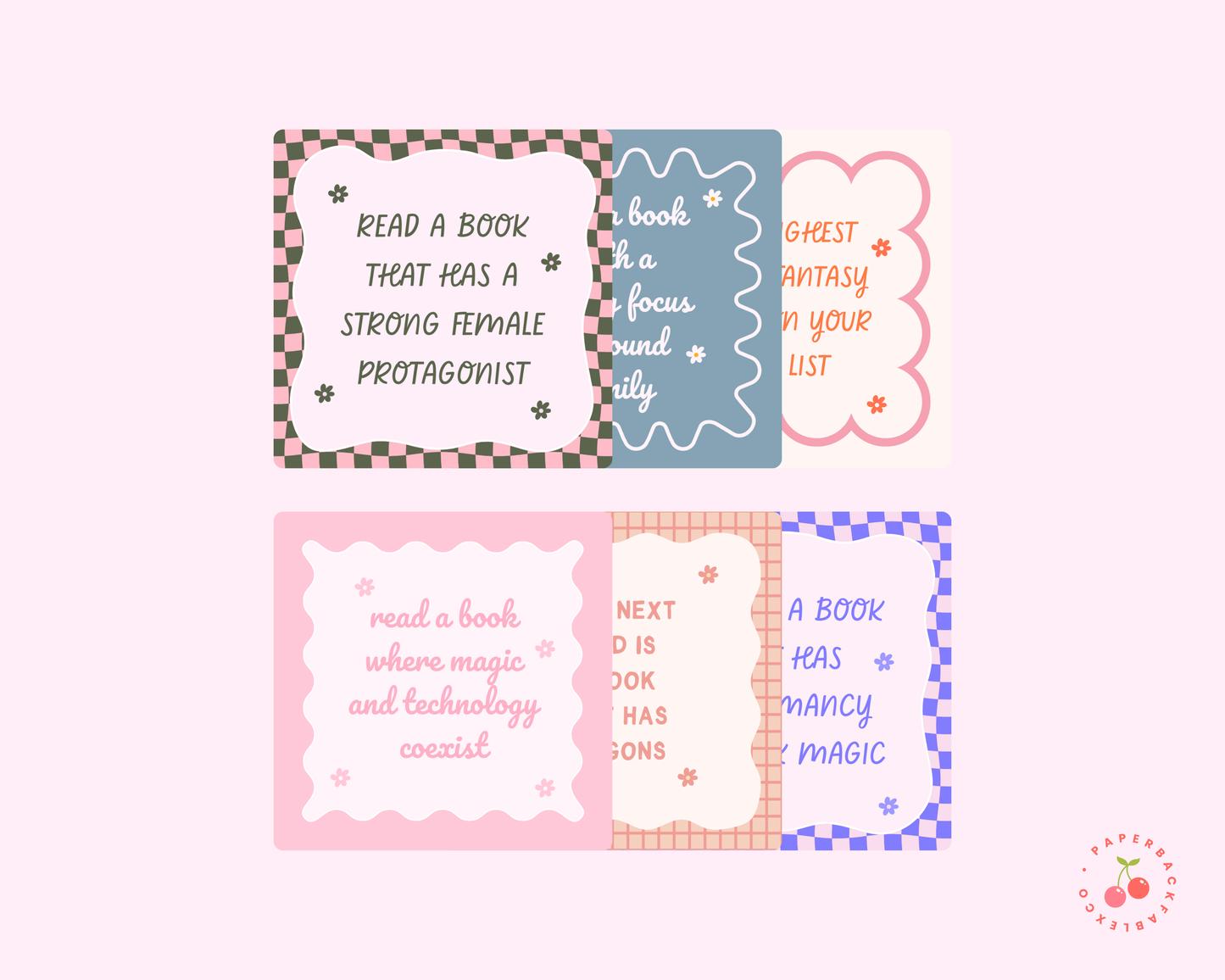 Fantasy Edition - TBR Prompt Cards