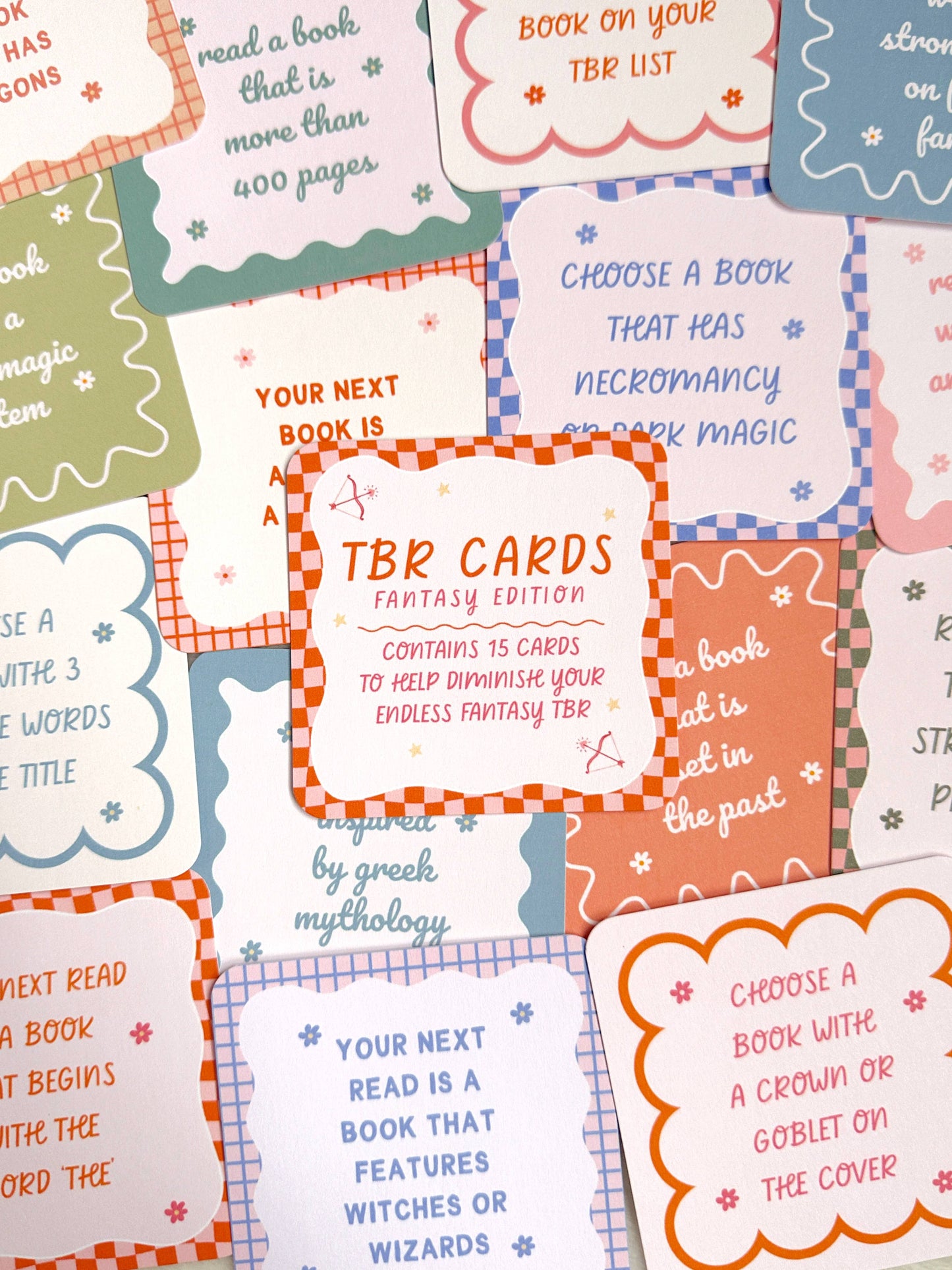 Fantasy Edition - TBR Prompt Cards