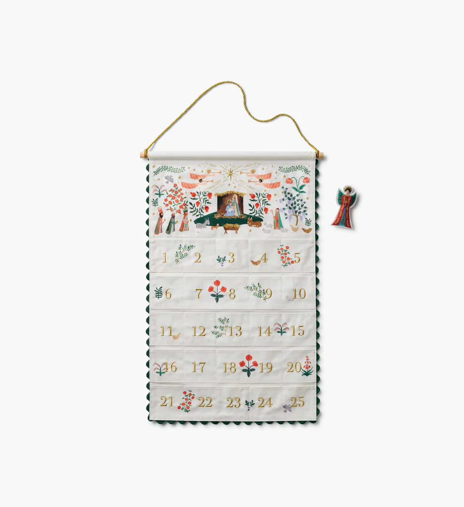 Hanging Nativity Advent calendar