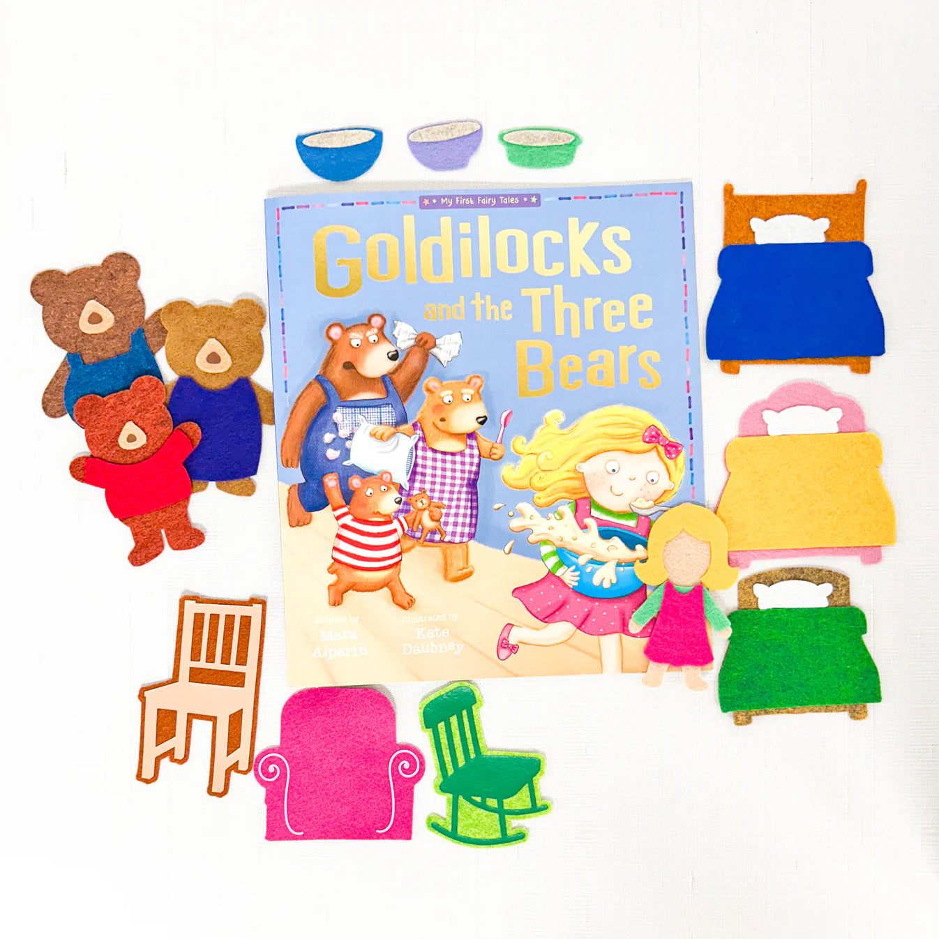 Goldilocks and the Three Bears - Felt Pieces