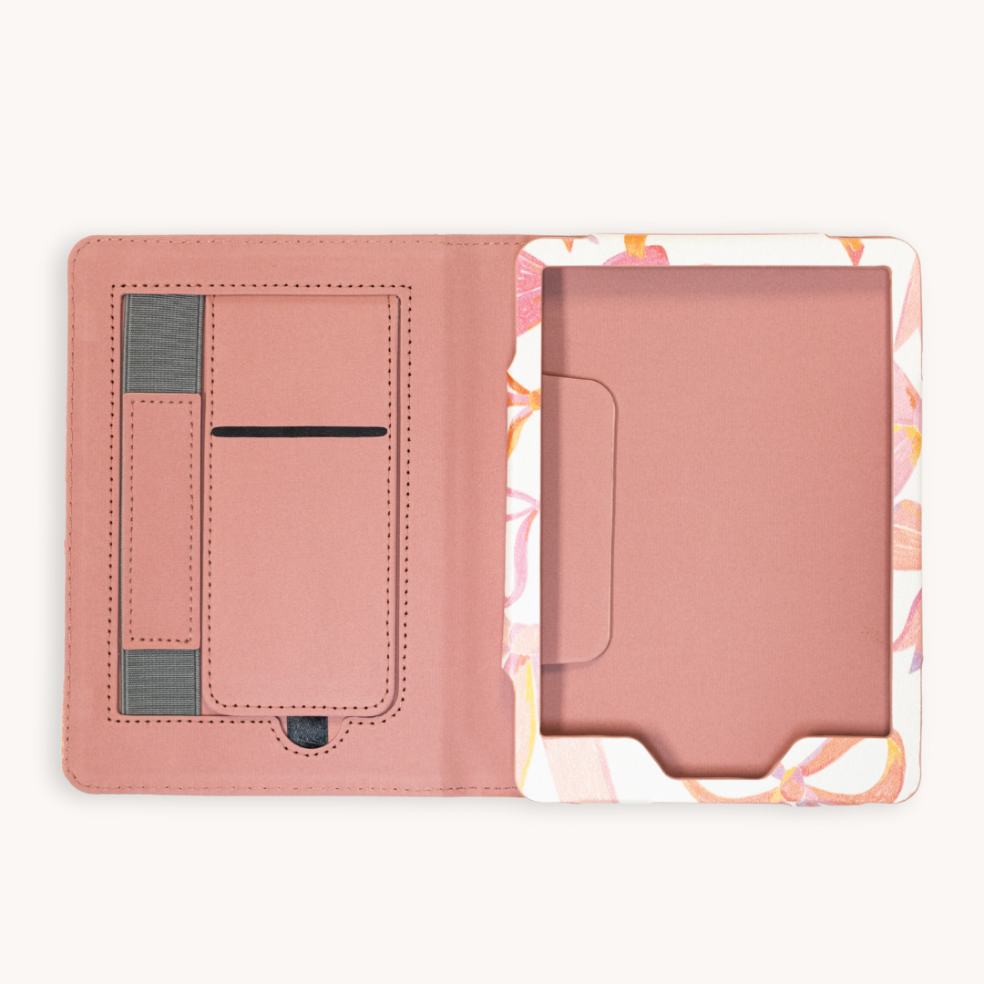 Pink Bows Kindle Case | Bookish & Reading: Kindle (11th Generation)