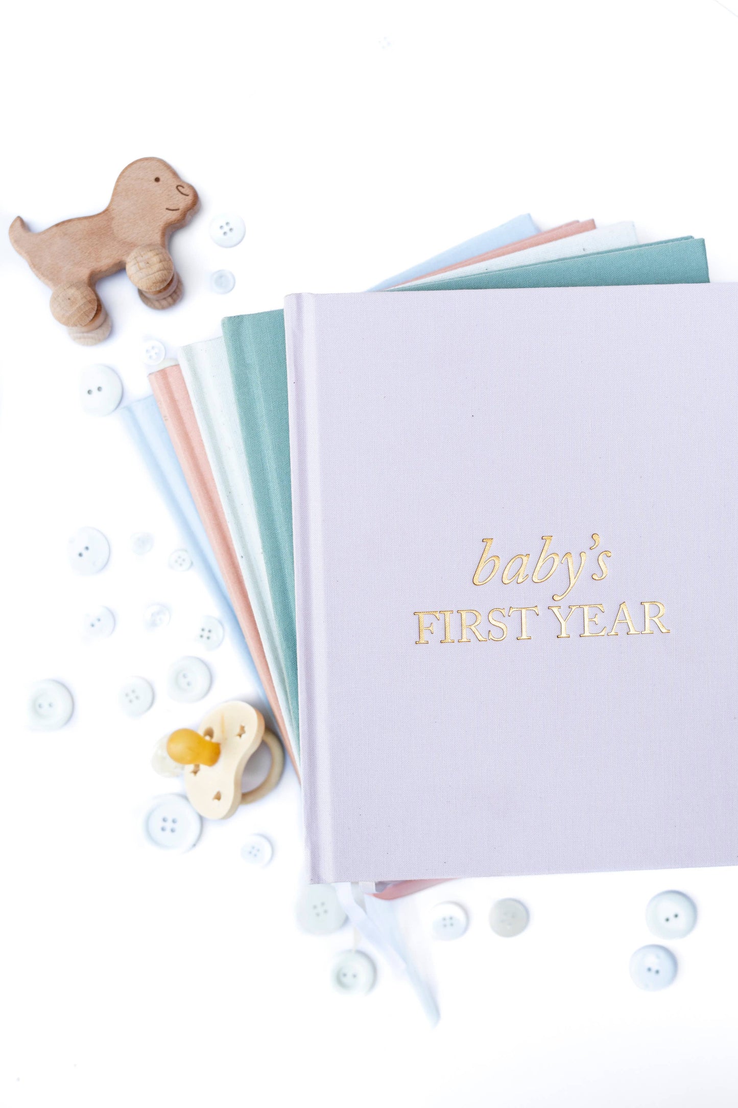 Baby's First Year Memory Book & Photo Album | Mother's Day: Cream