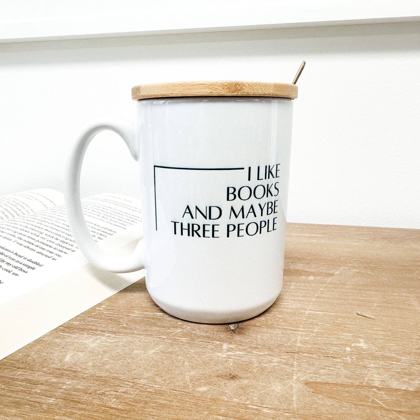 Funny Ceramic Coffee and Tea Mug, Book Related Gift