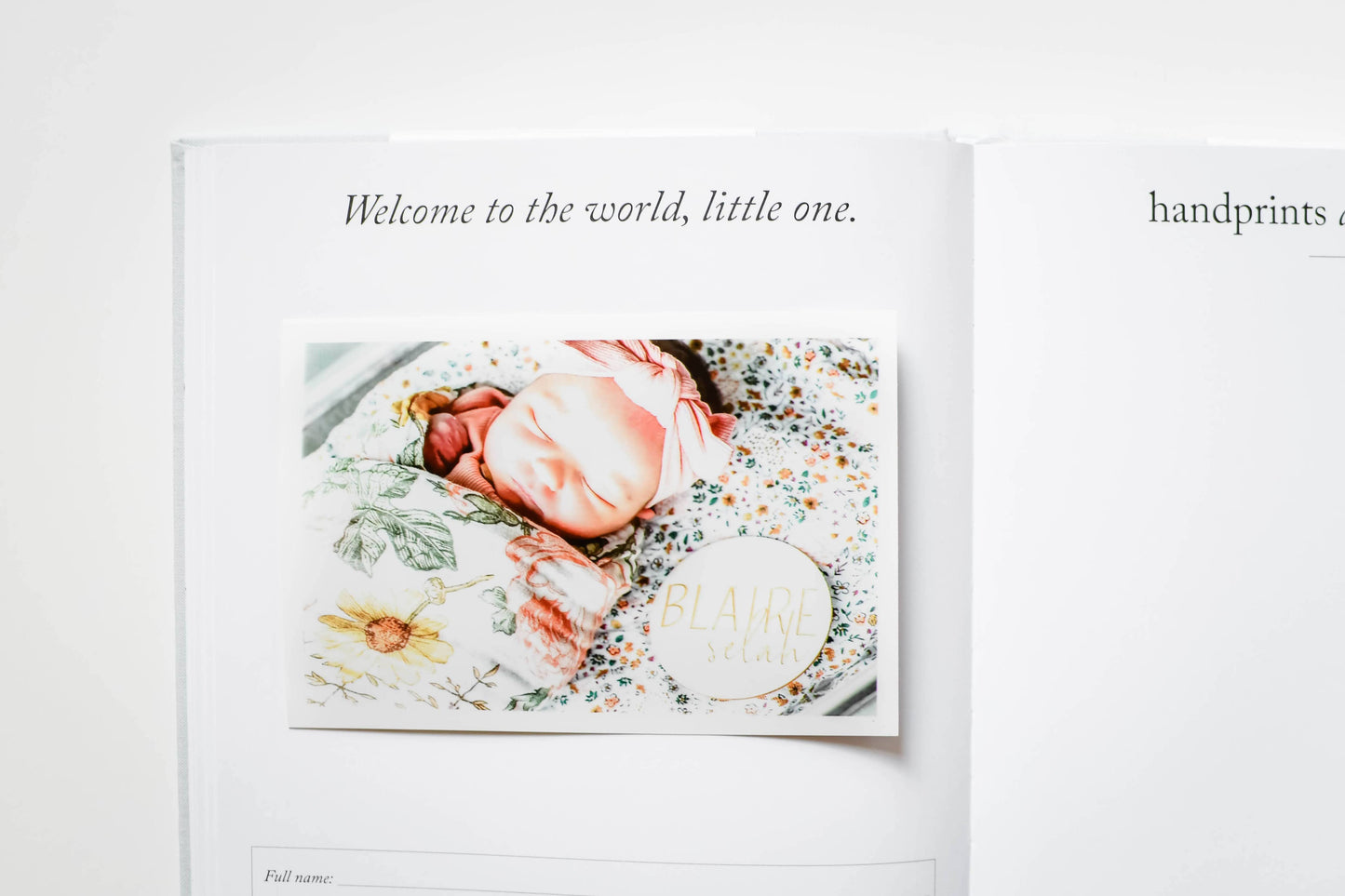 Baby's First Year Memory Book & Photo Album | Mother's Day: Cream
