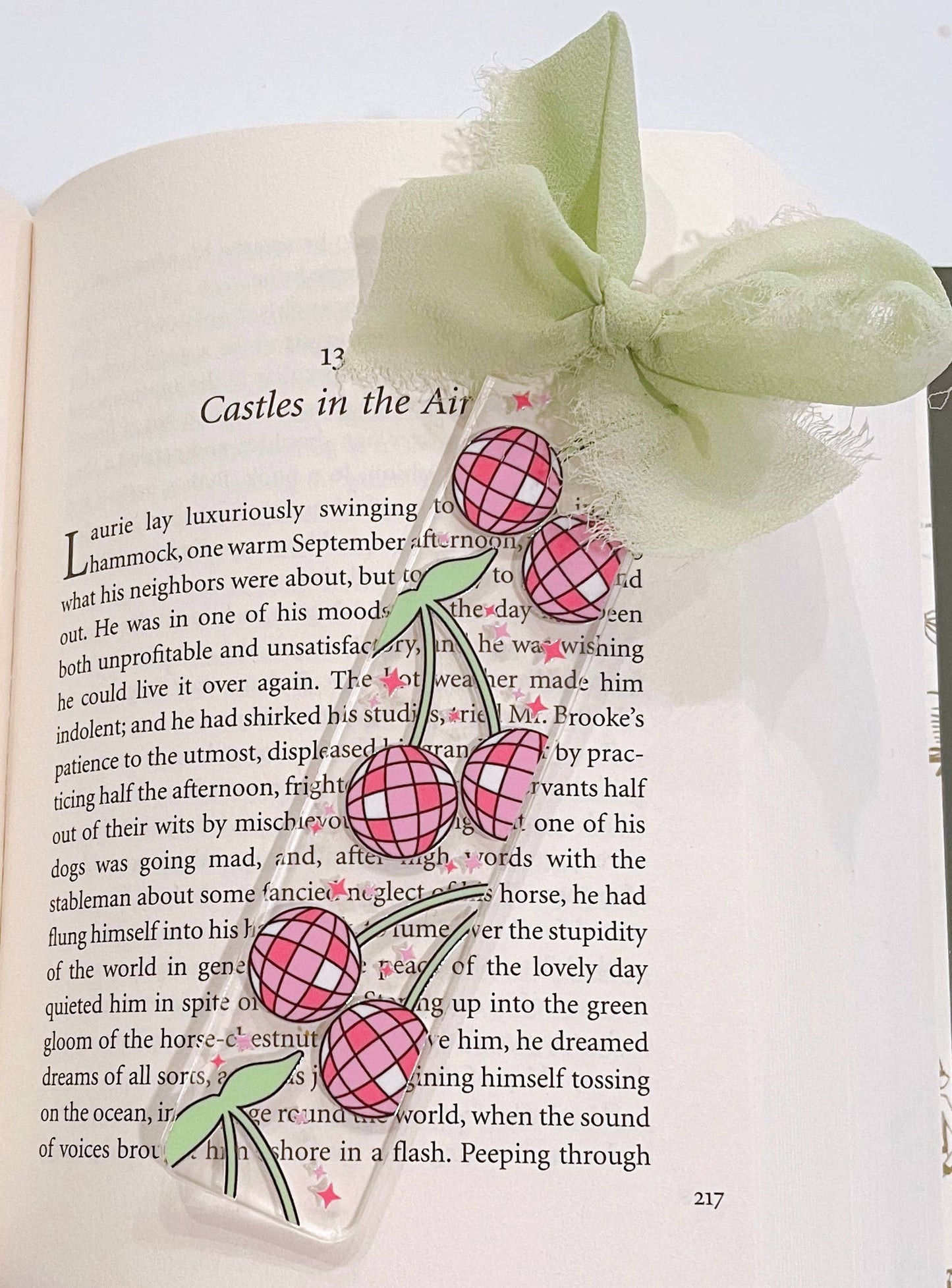 Acrylic bookmarks- UV-DTF transfers|bookmarks: Checkered hearts