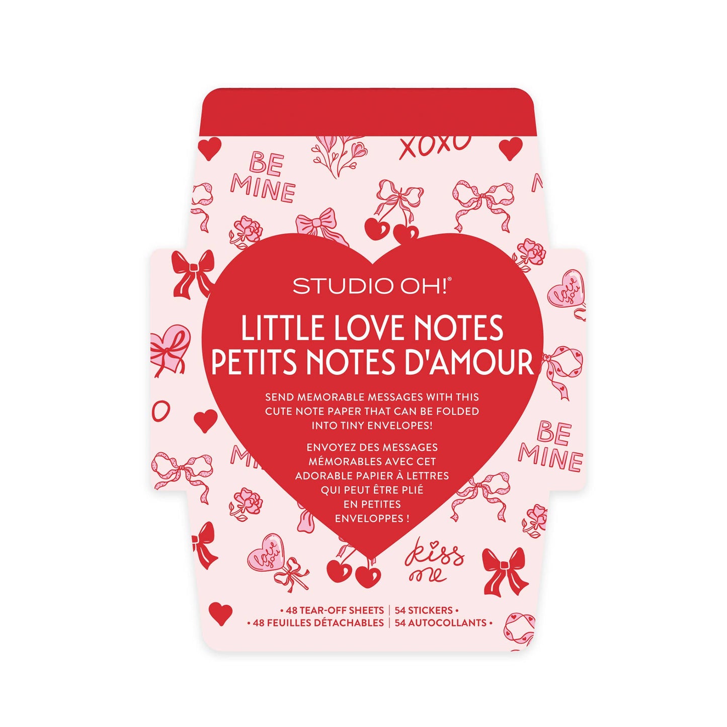 Be My Heart Mini Memos with Stickers