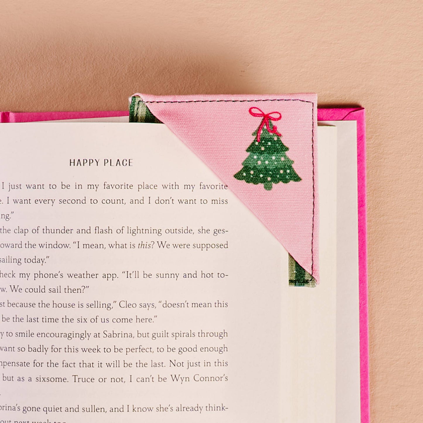 Corner Keeper Fabric Bookmark-Twinkling Tree