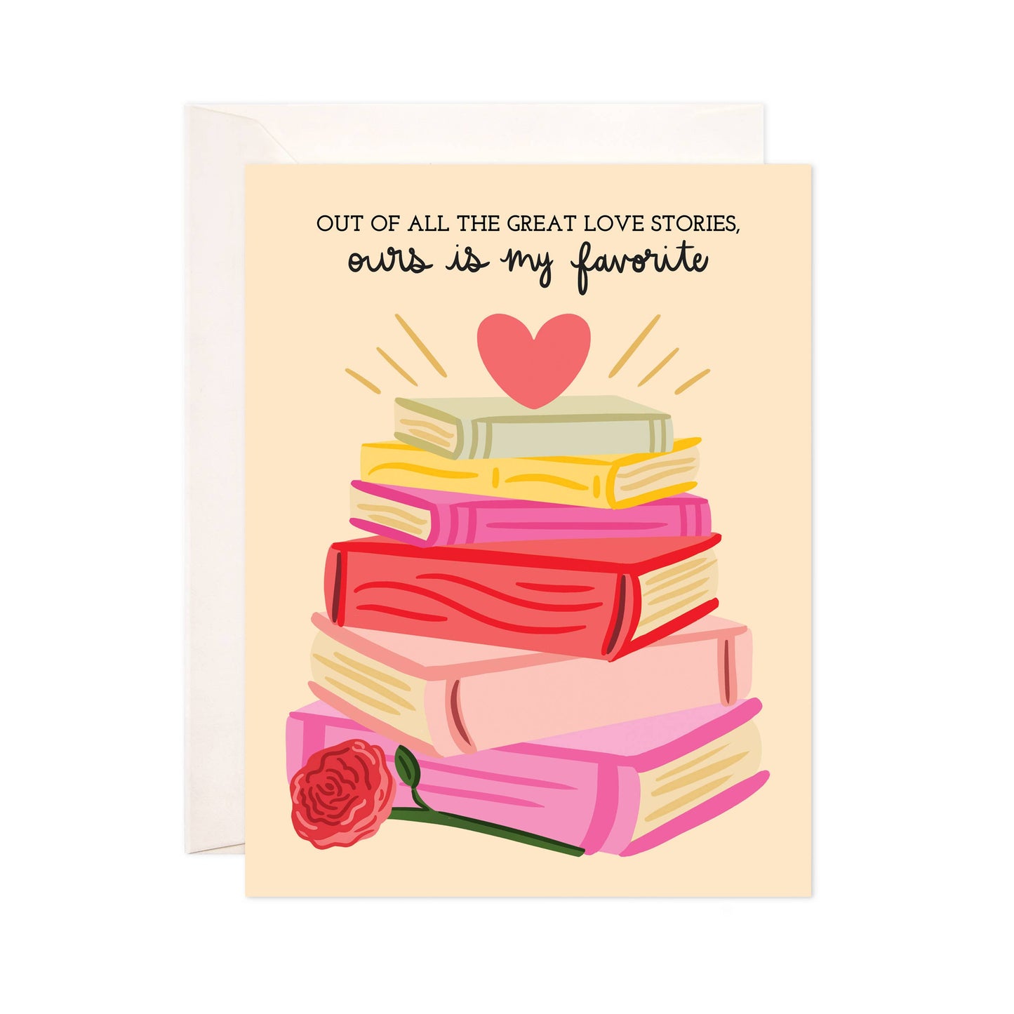 Great Love Stories Greeting Card - Love Card