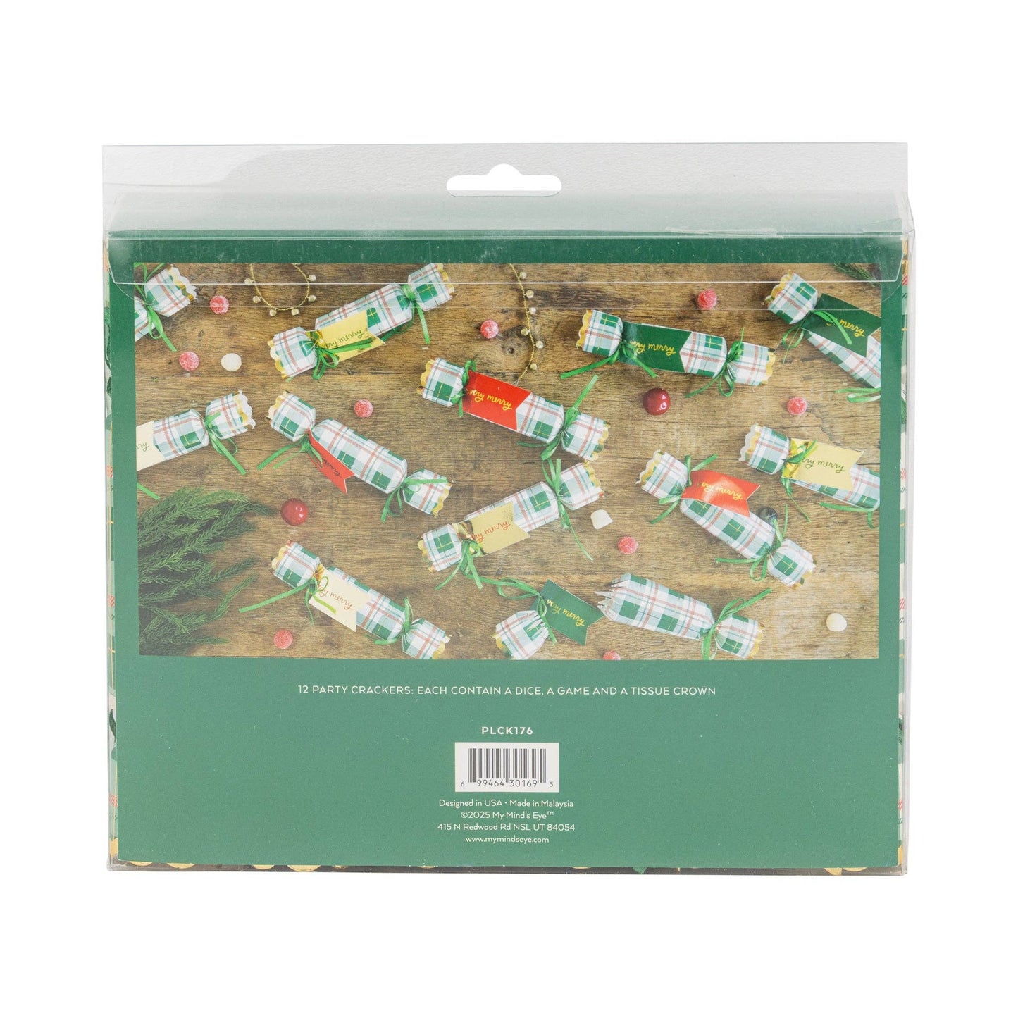 PLCK176 - Christmas Plaid Crackers