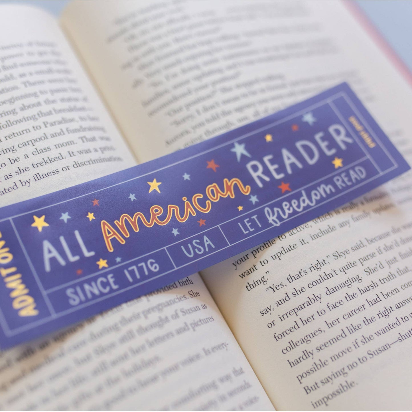 All American Reader Bookmark