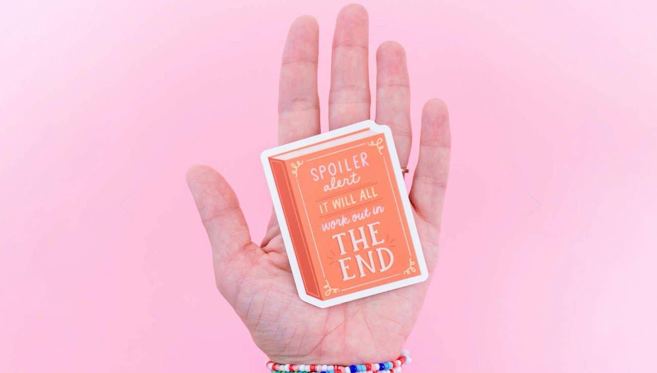 Book Sticker - It Will All Work Out